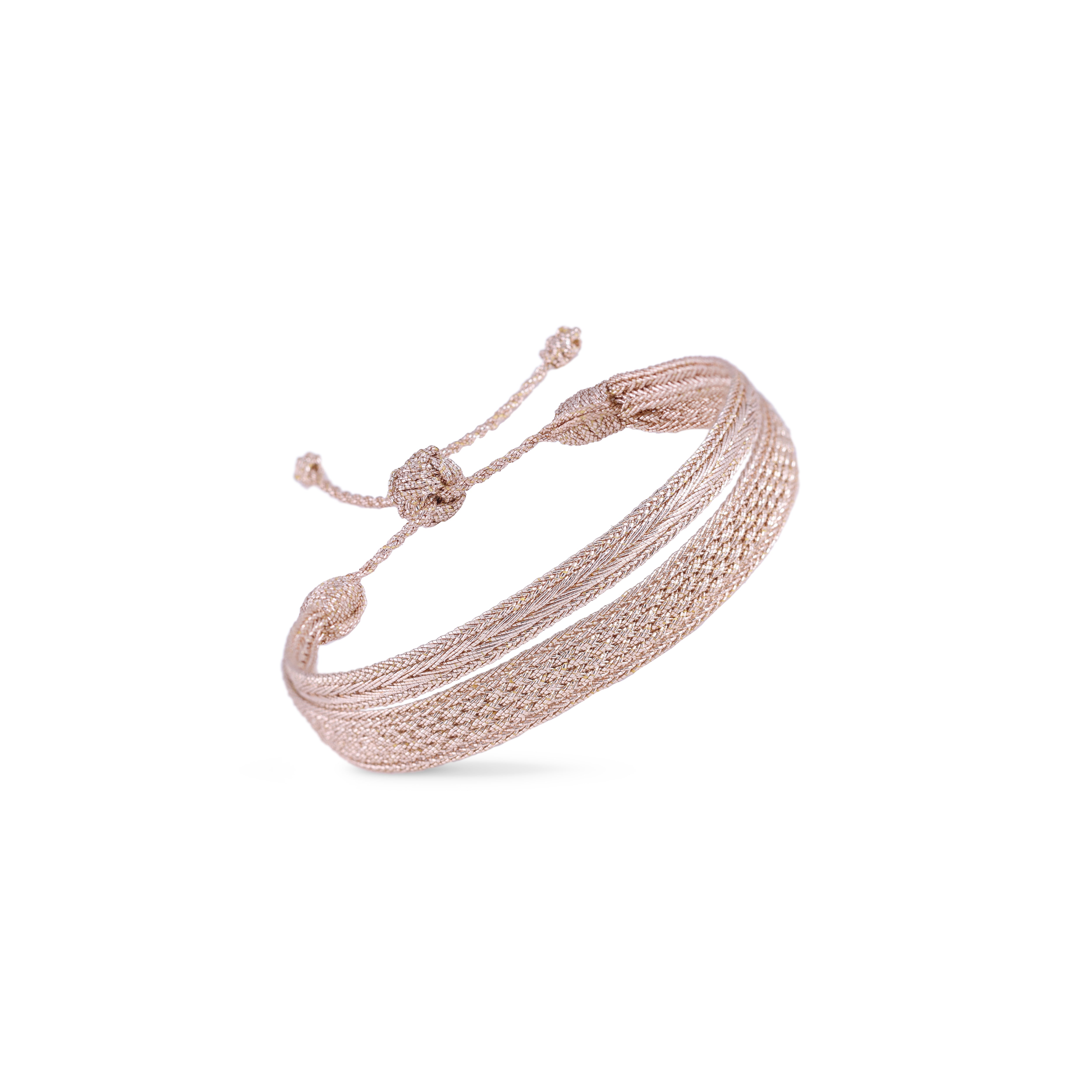 Duo Bracelet Mini arrow + Izy Rose Gold