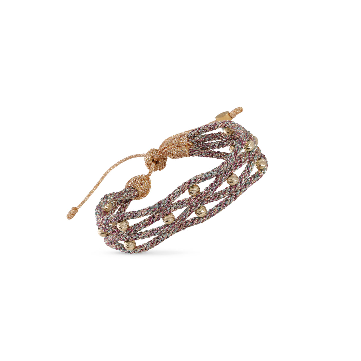 Nera Bracelet in Berrywood Sage w/ 18k Gold