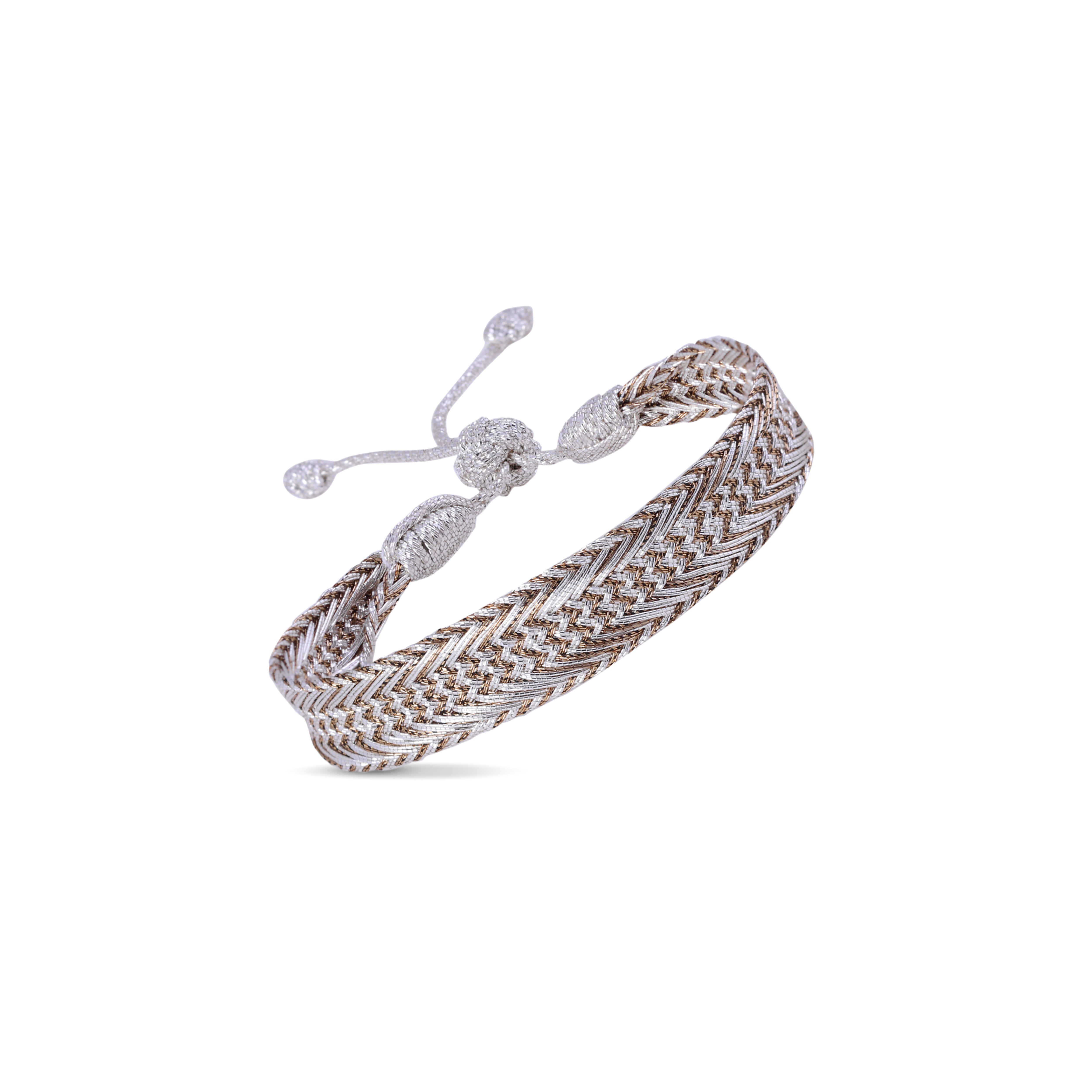 Nerry n°2 Bracelet Silver Greige
