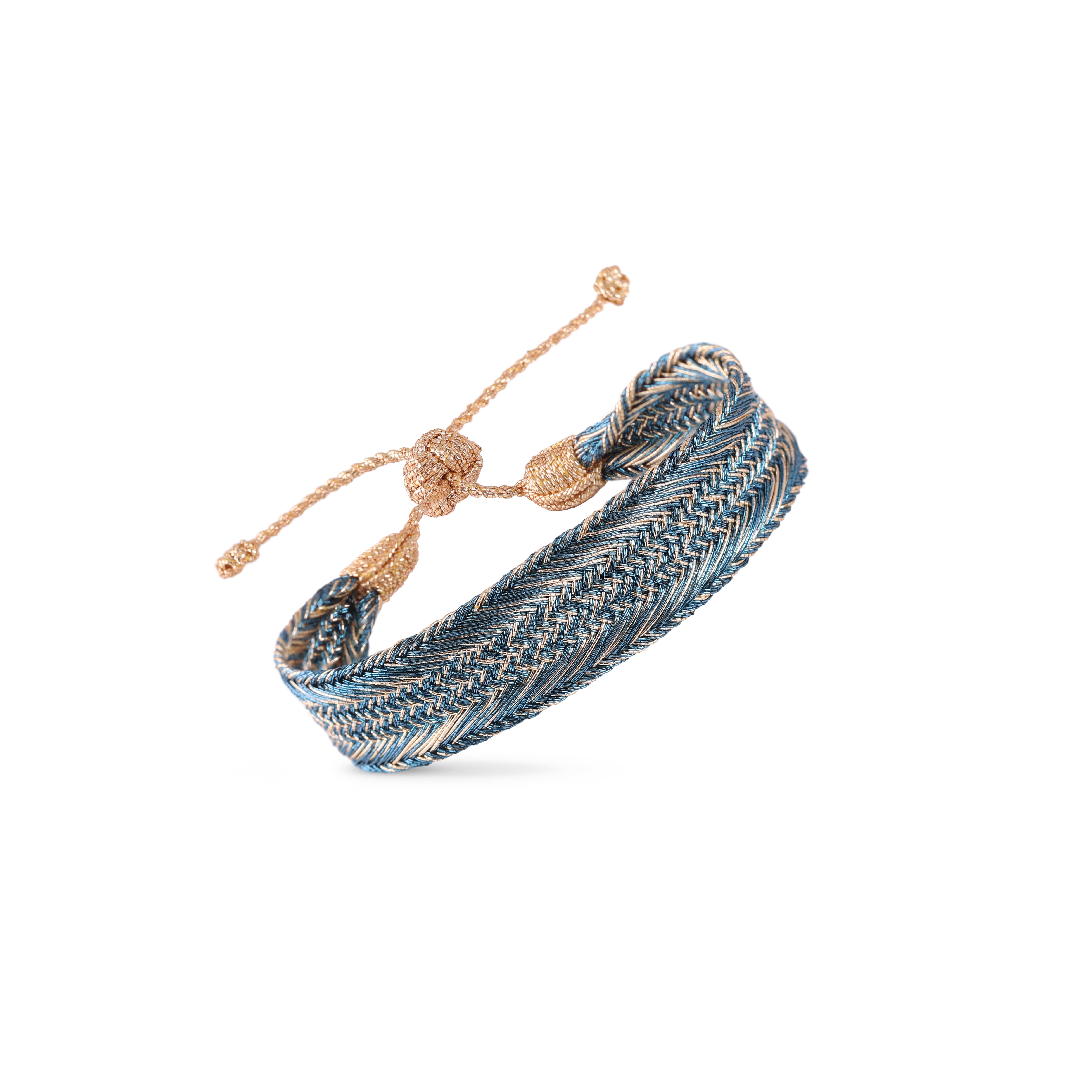 Nerry nº1 Bracelet in Peach Bright Petrol