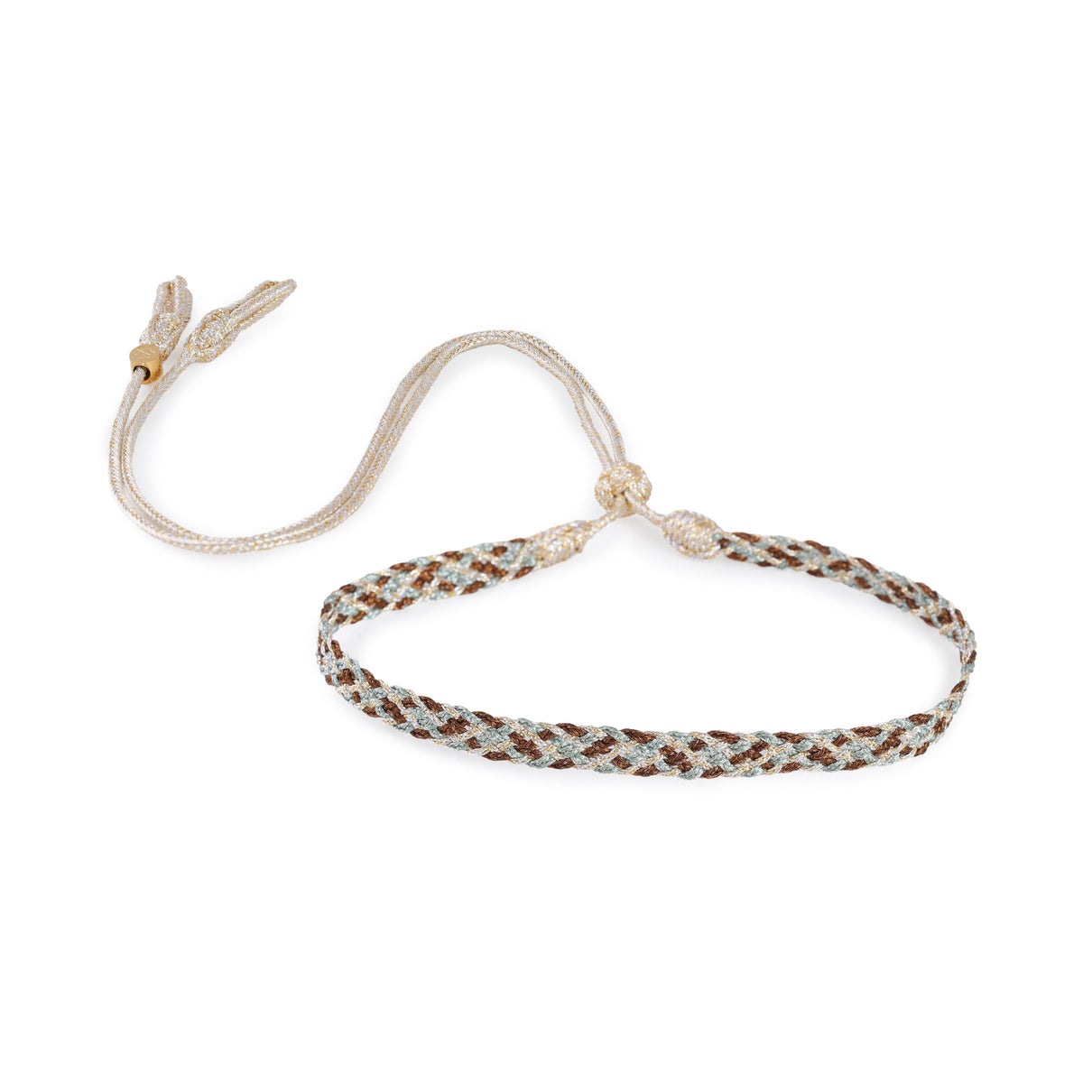 Noor nº2 Choker in Gold & Silver Chestnut