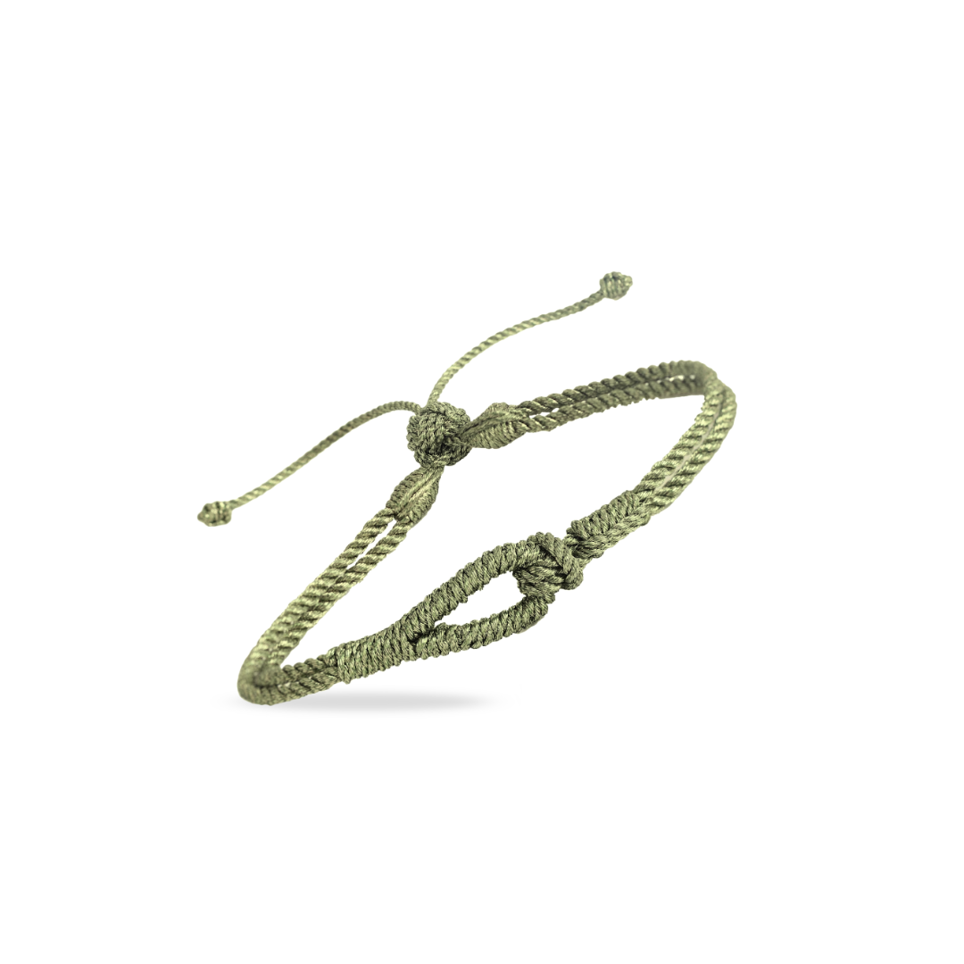 Hook Bracelet in Khaki - Men
