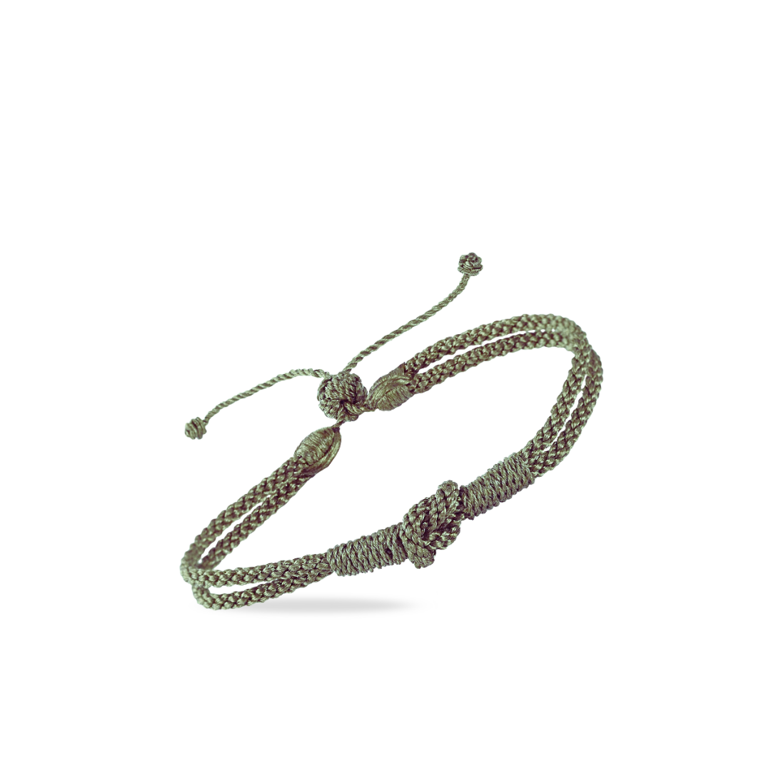 Bracelet Knot II Matte Smoky Blue - HOMME
