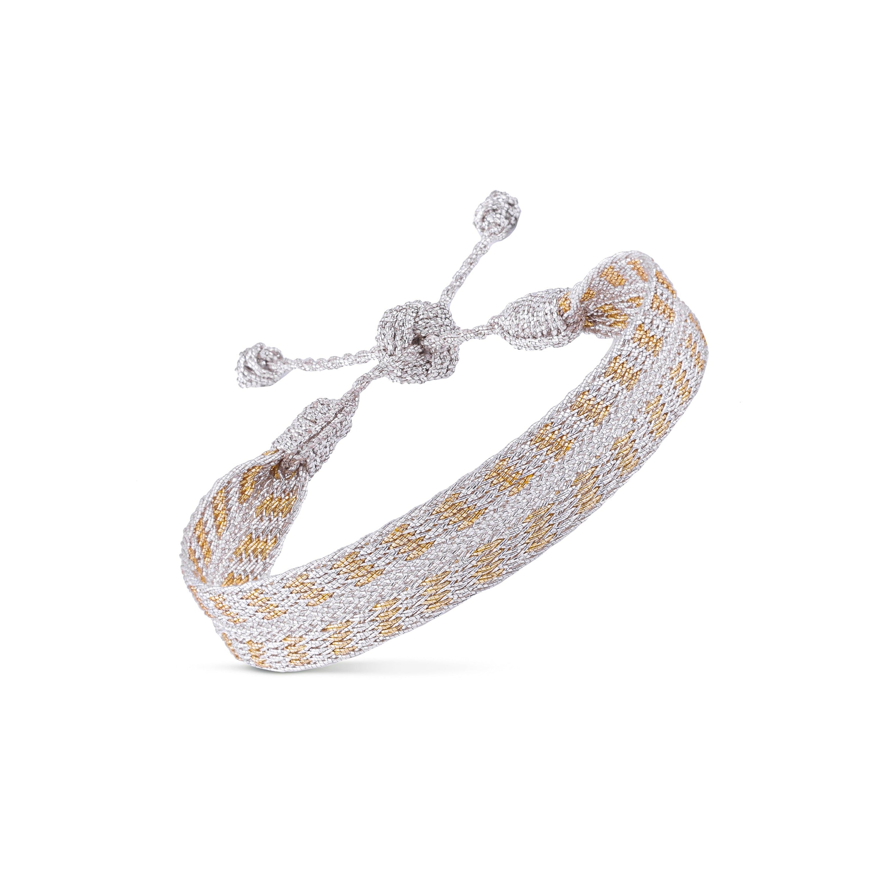 Rolo n°2 Bracelet in Silver Gold
