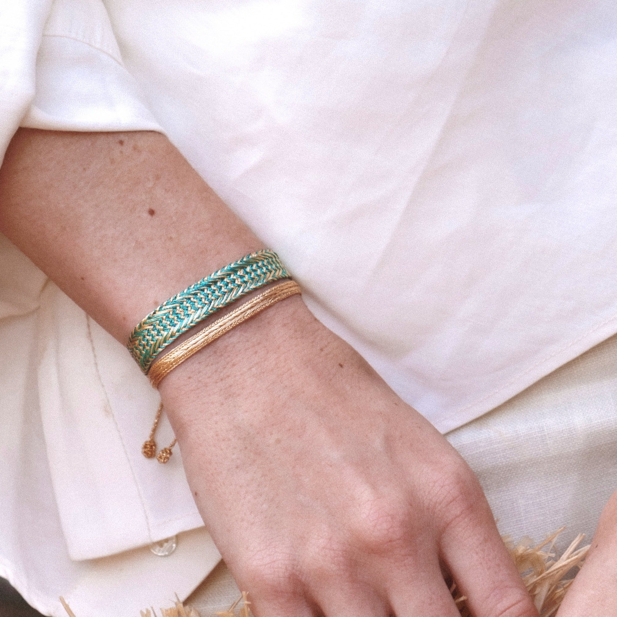 Nerry n°2 Bracelet Peach Tiffany Blue