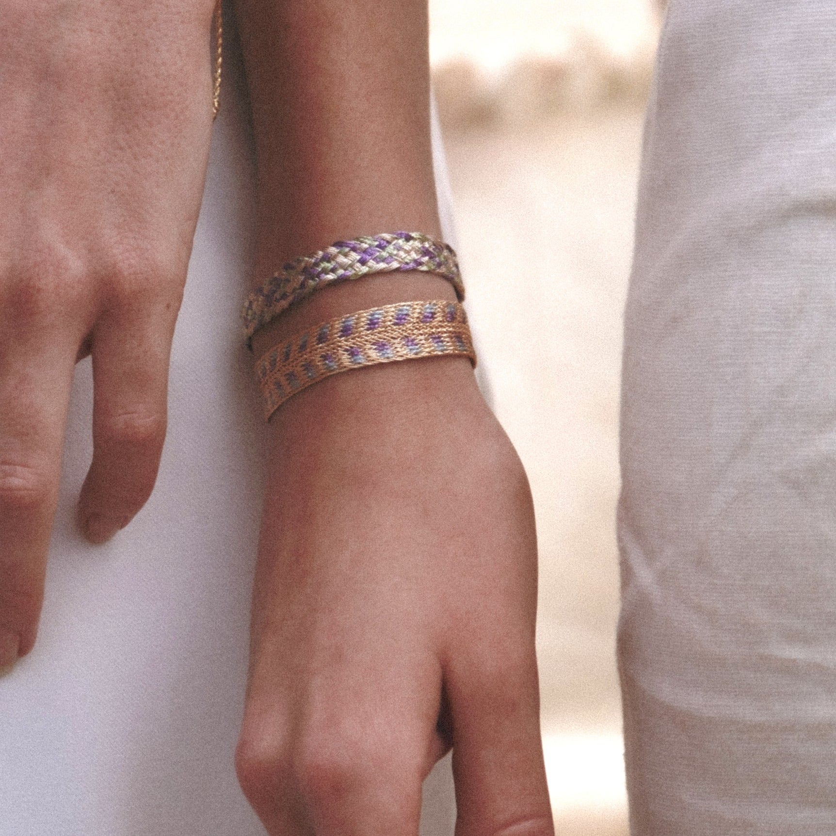 Box n°2 Bracelet in Lavender Pistachio