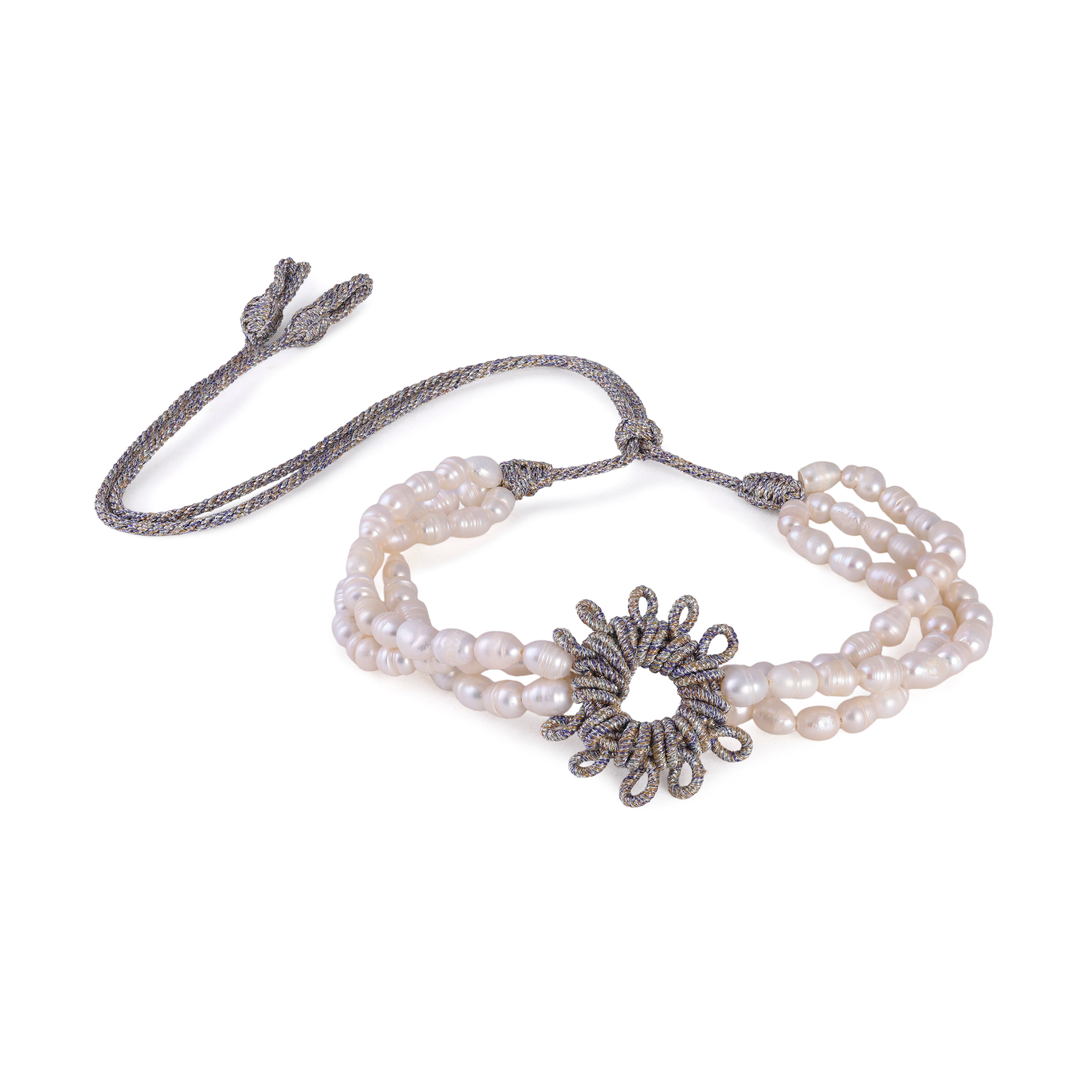 TAFUKT w/ Joher Necklace in Peach Lavender Sage