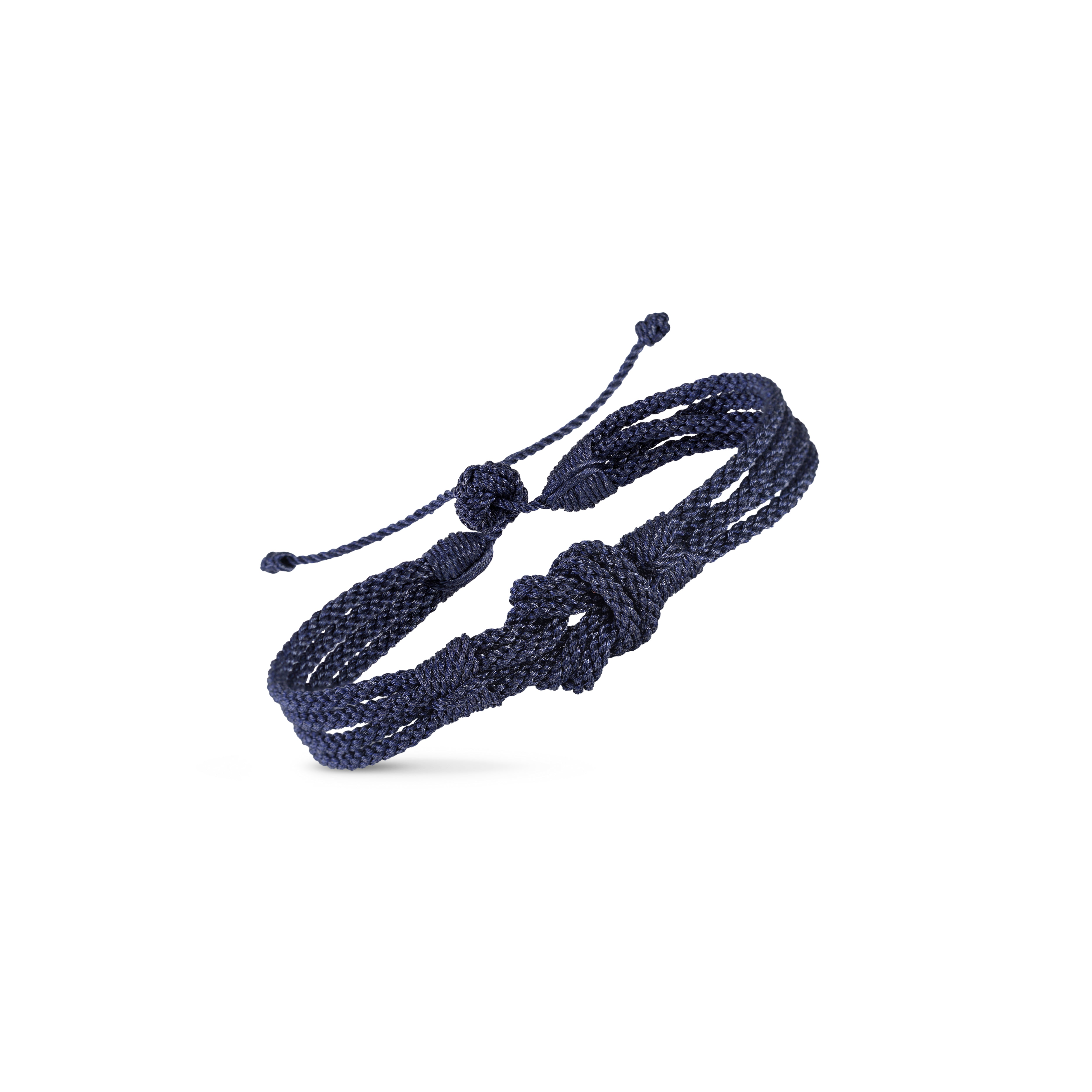 Twist Bracelet Matte Smoky Blue - Men