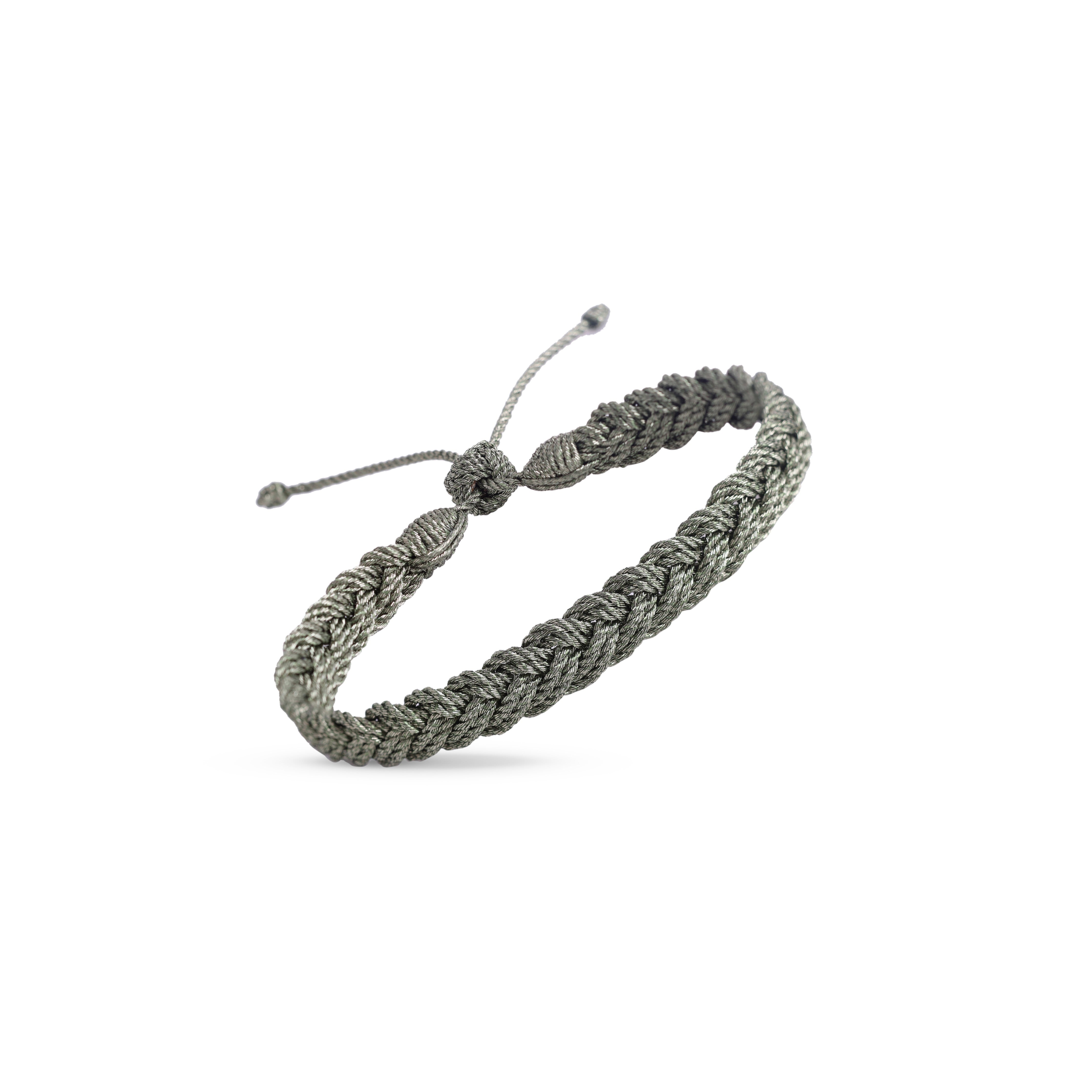 Woven Bracelet in Khaki - Men