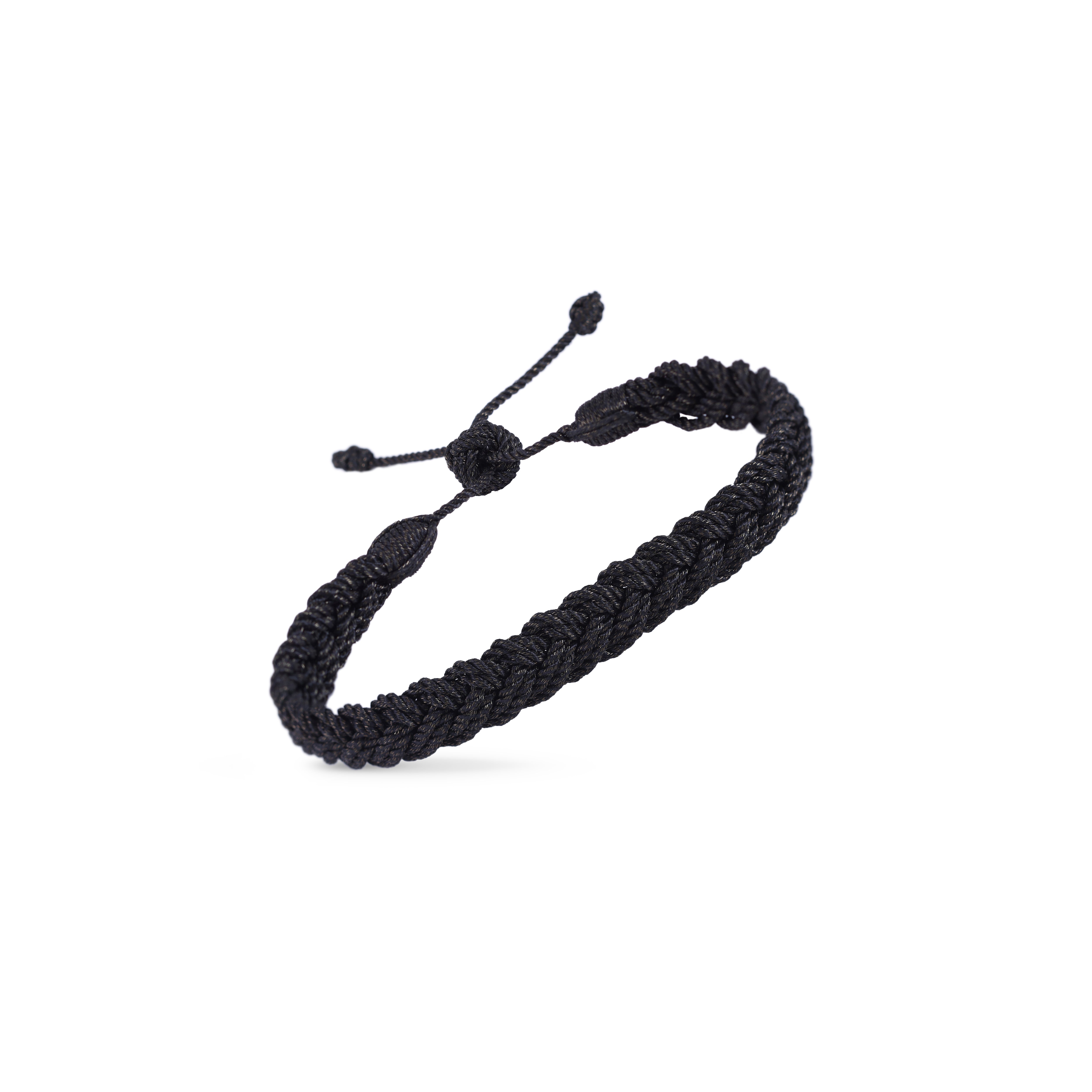 Woven Bracelet in Rock Gray - Men
