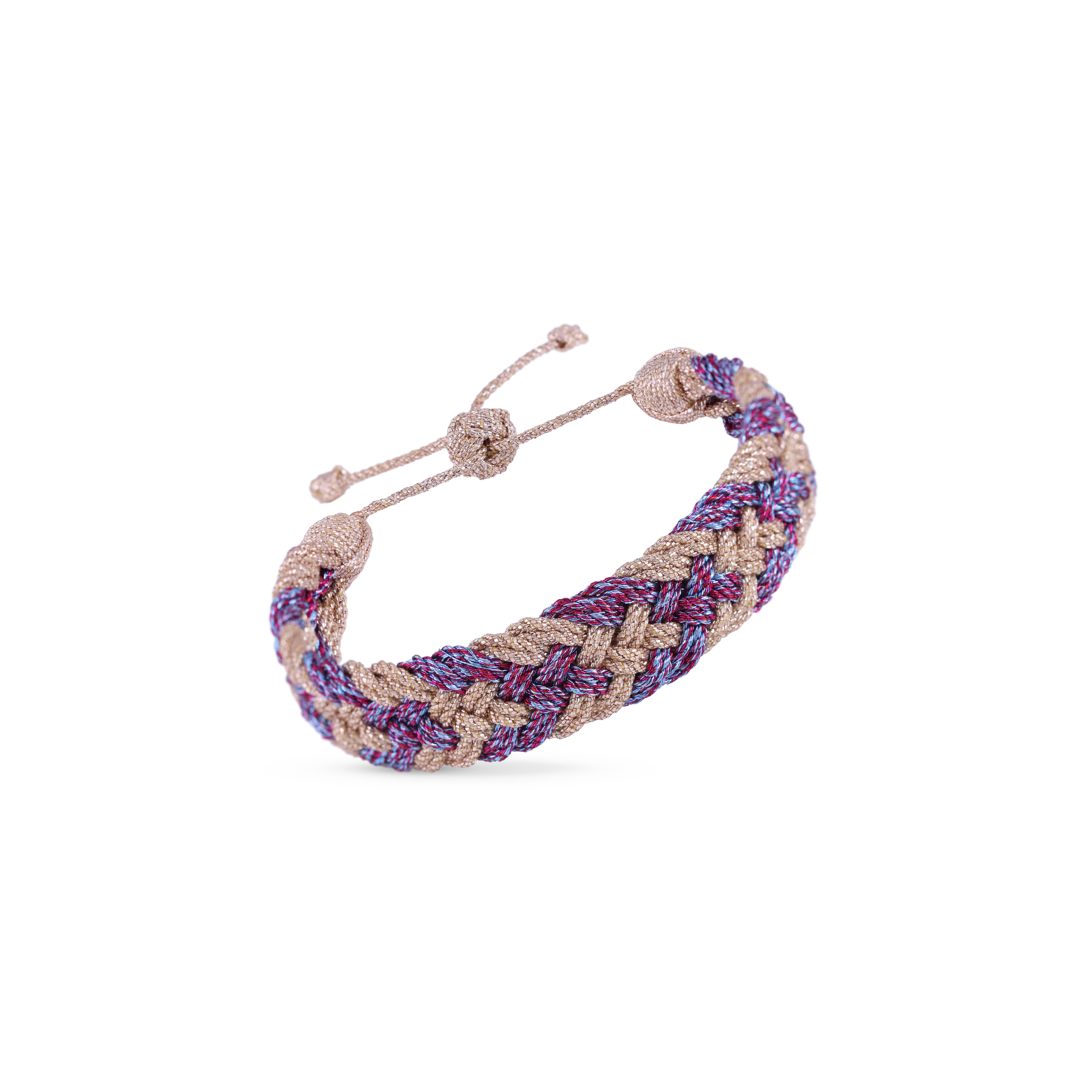 Zena II nº2 Bracelet in Rose Gold Shiny Pink