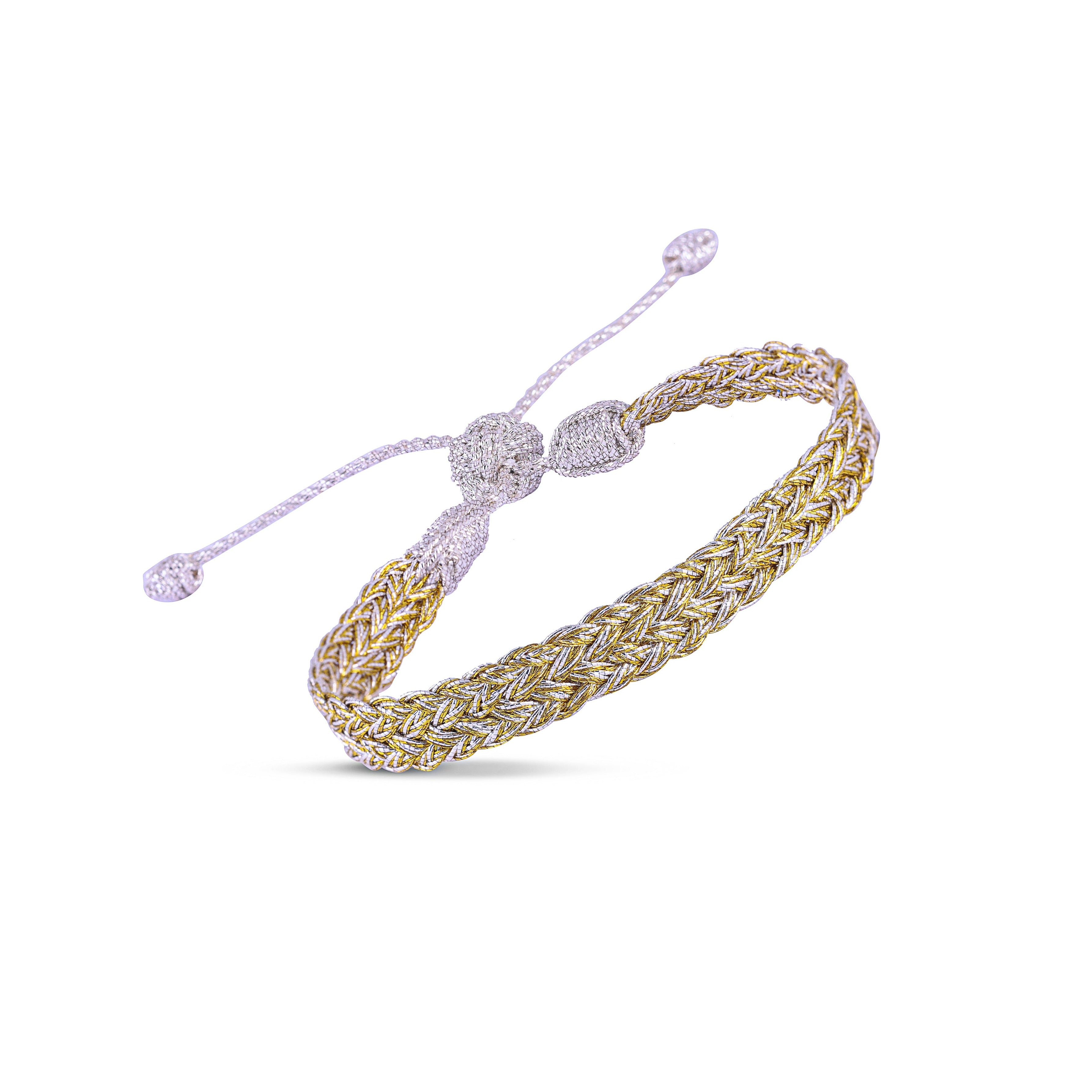 Zyn n°1 Bracelet in Silver Yellow