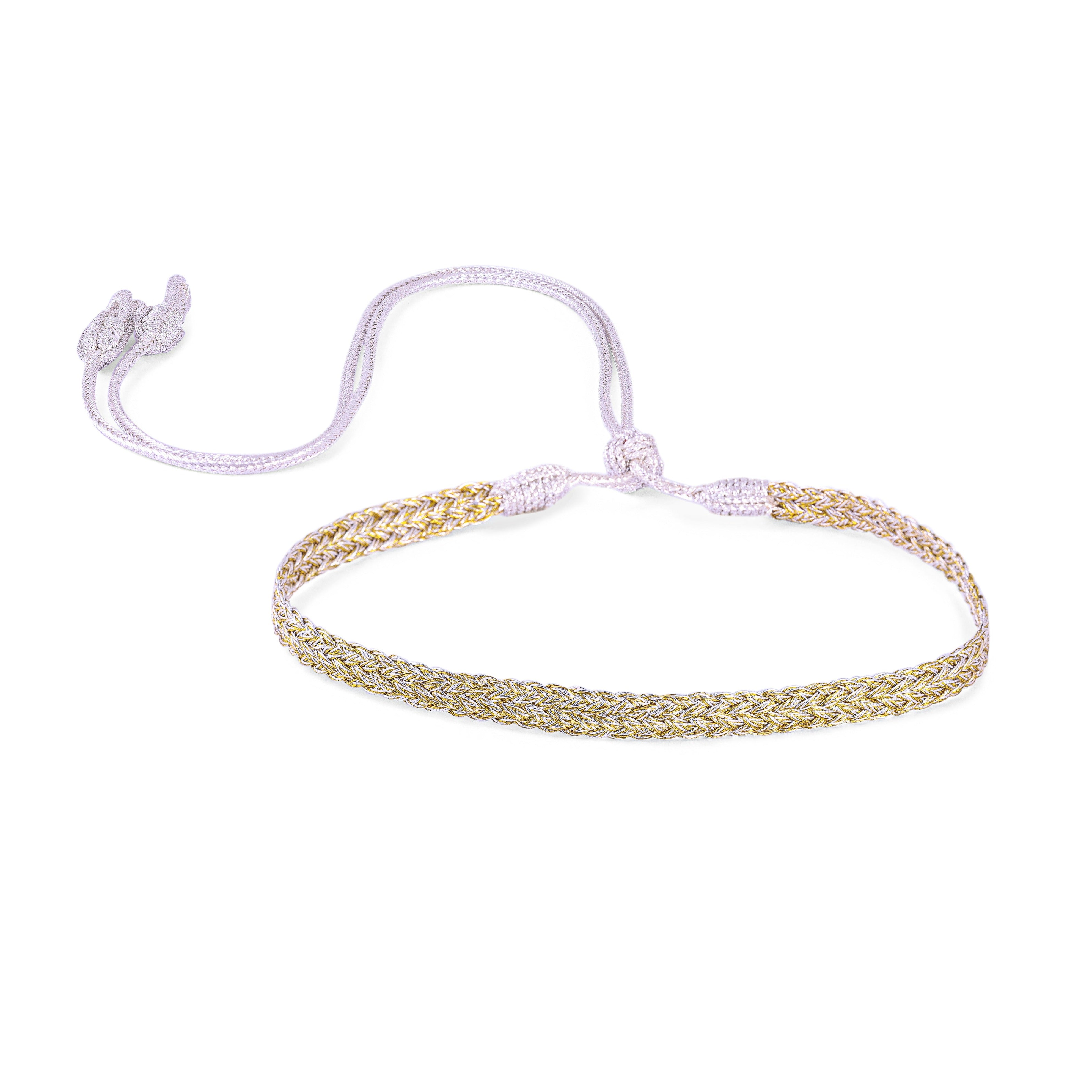 Zyn n°1 Choker in Silver Yellow