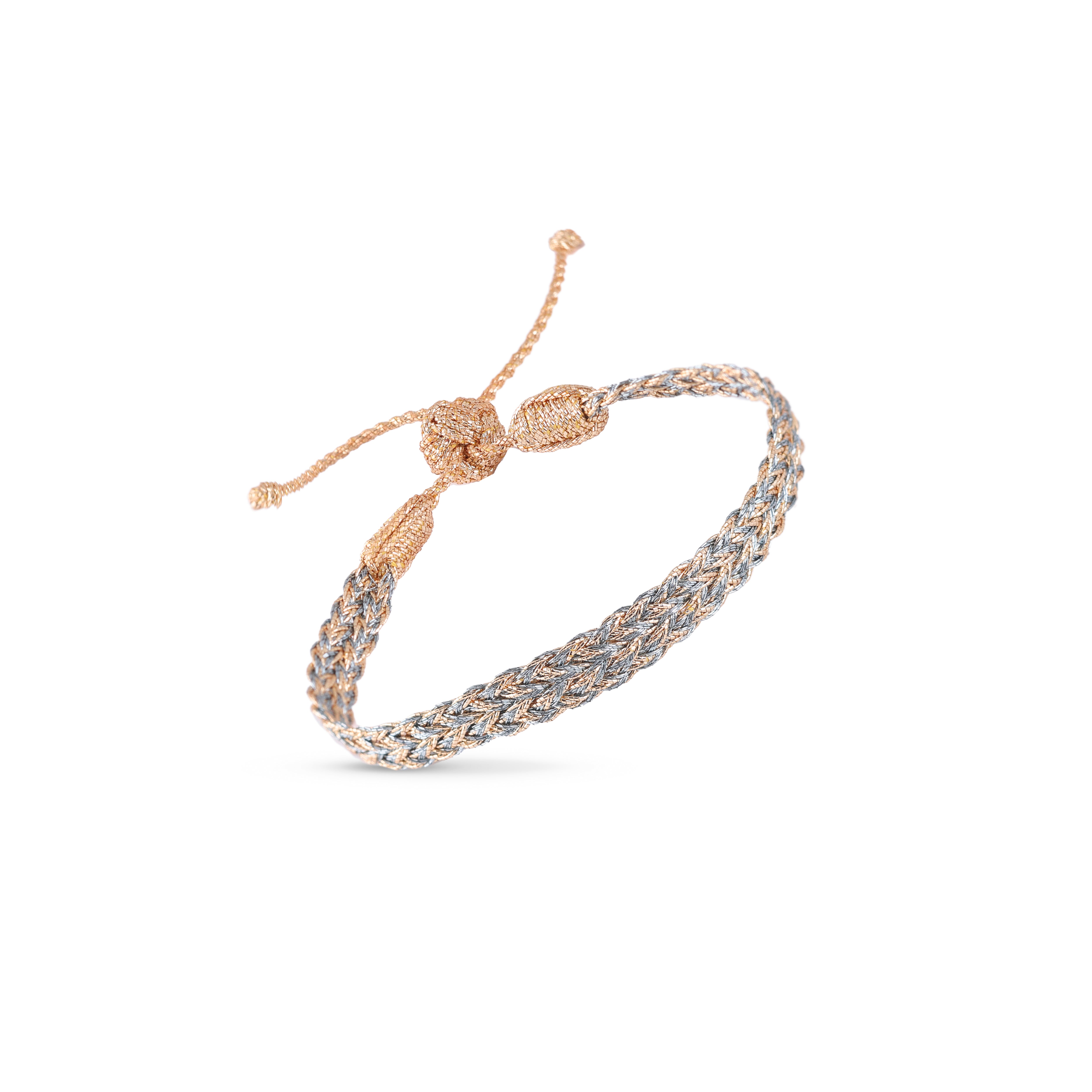 Zyn nº1 Bracelet in Peach Grey Pearl