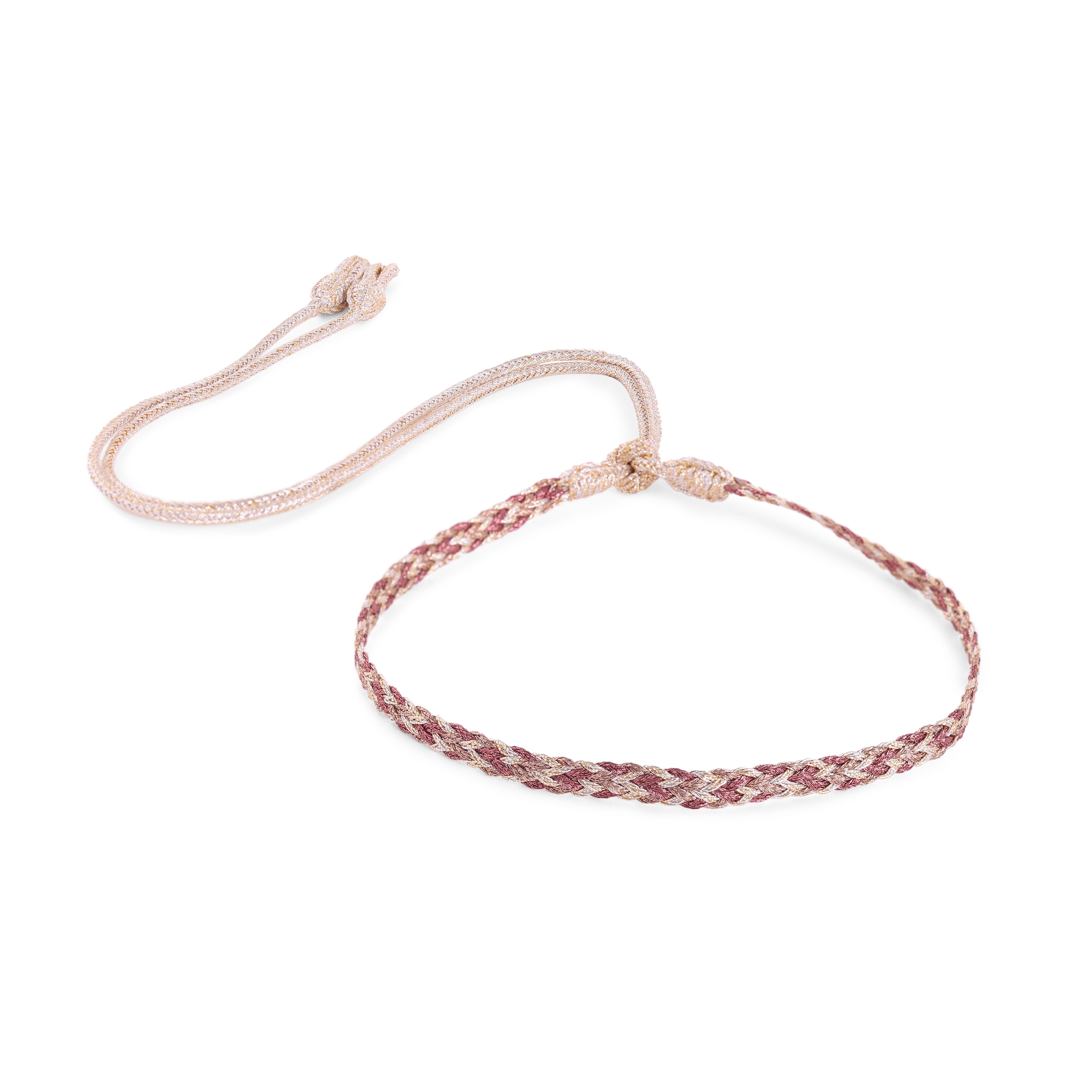 Choker Zyn n°2 en Gold & Silver Mahogany