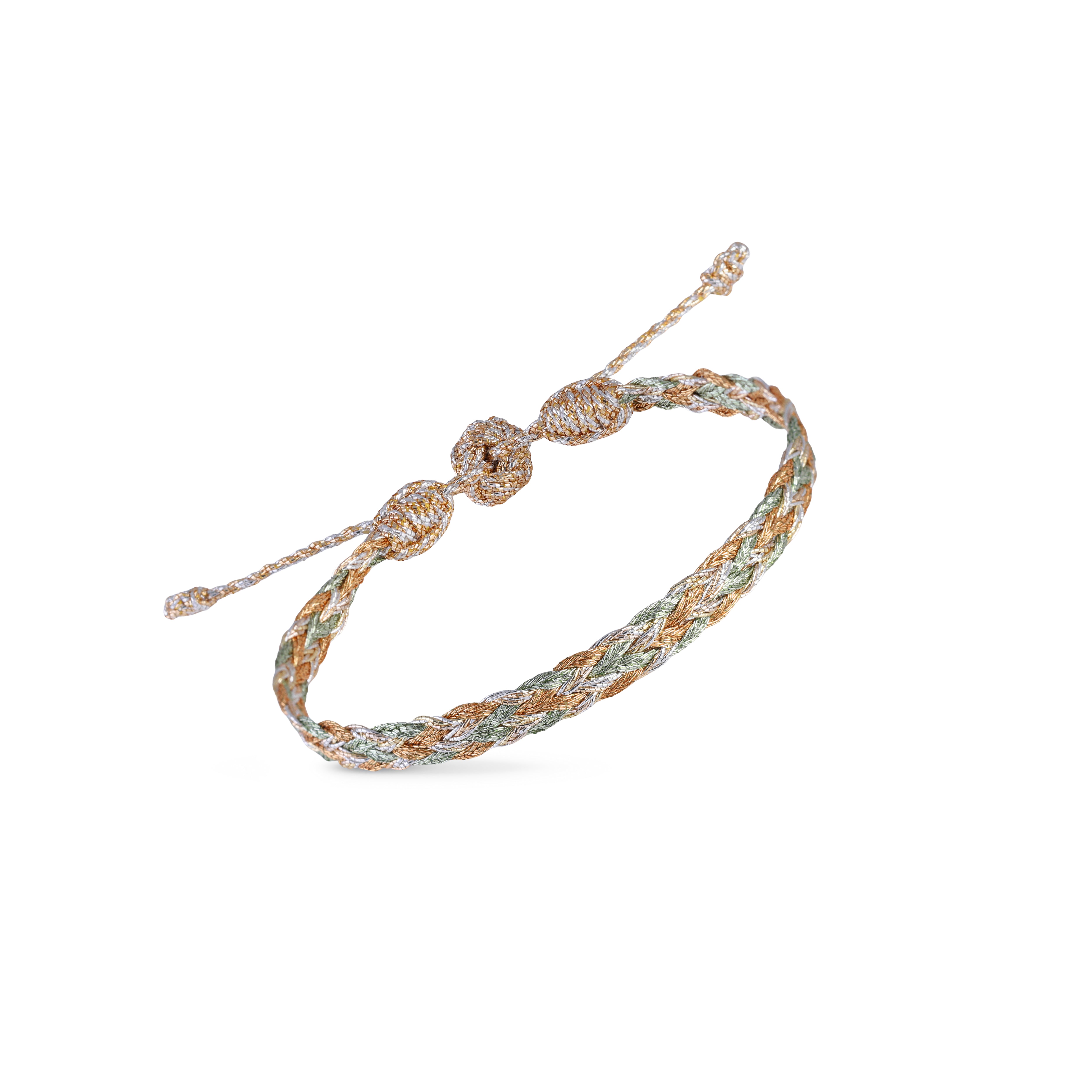 Zyn nº2 bracelet in Peach & Silver Almond Desert Sun