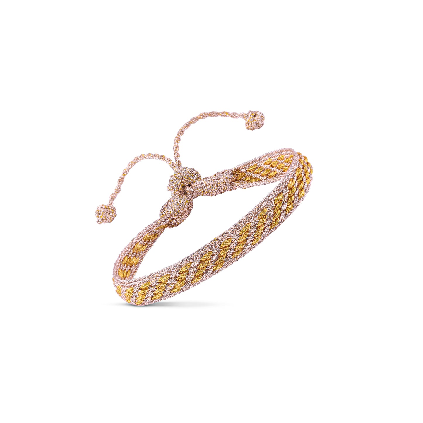 Izy n°2 Bracelet in Rose Gold Amber