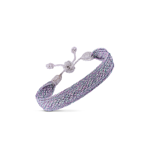 Izy n°1 Bracelet in Silver Plum