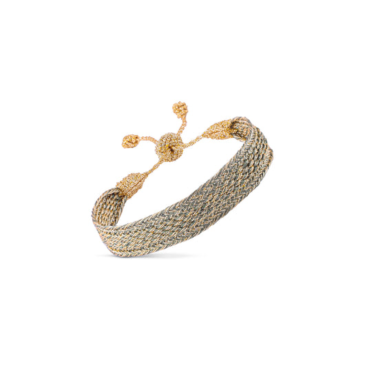 Izy n°1 Bracelet in Gold Khaki