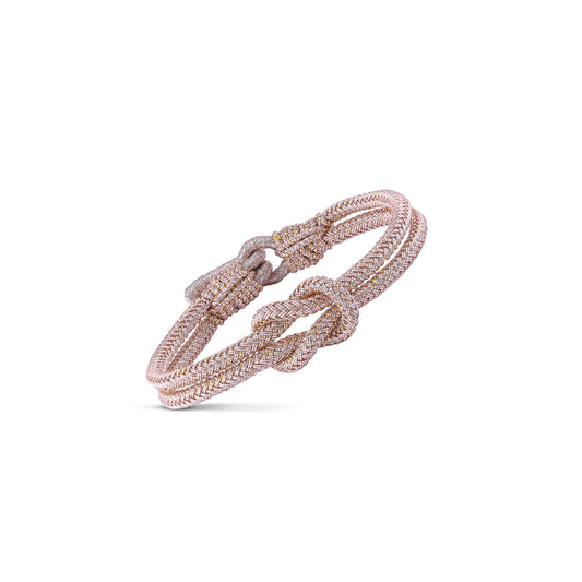 Knot Bracelet in Rose Gold