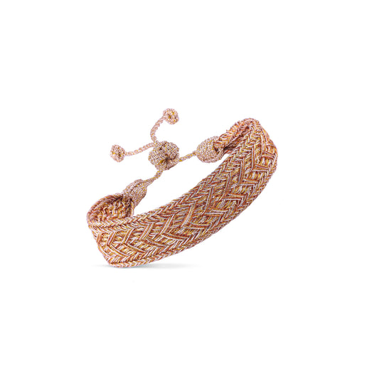 Intermix Bracelet in Rose Gold Amber Toffee