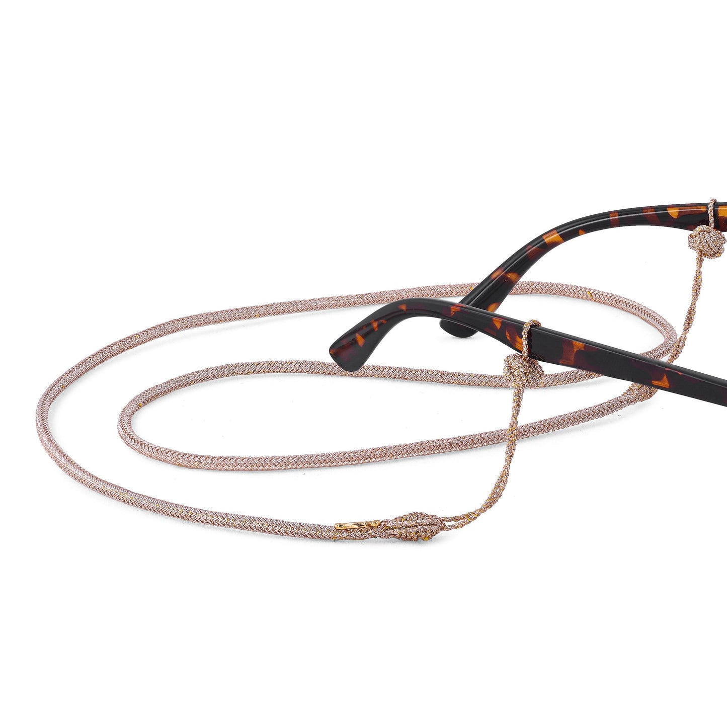 Cable Glasses Strap in Rose Gold