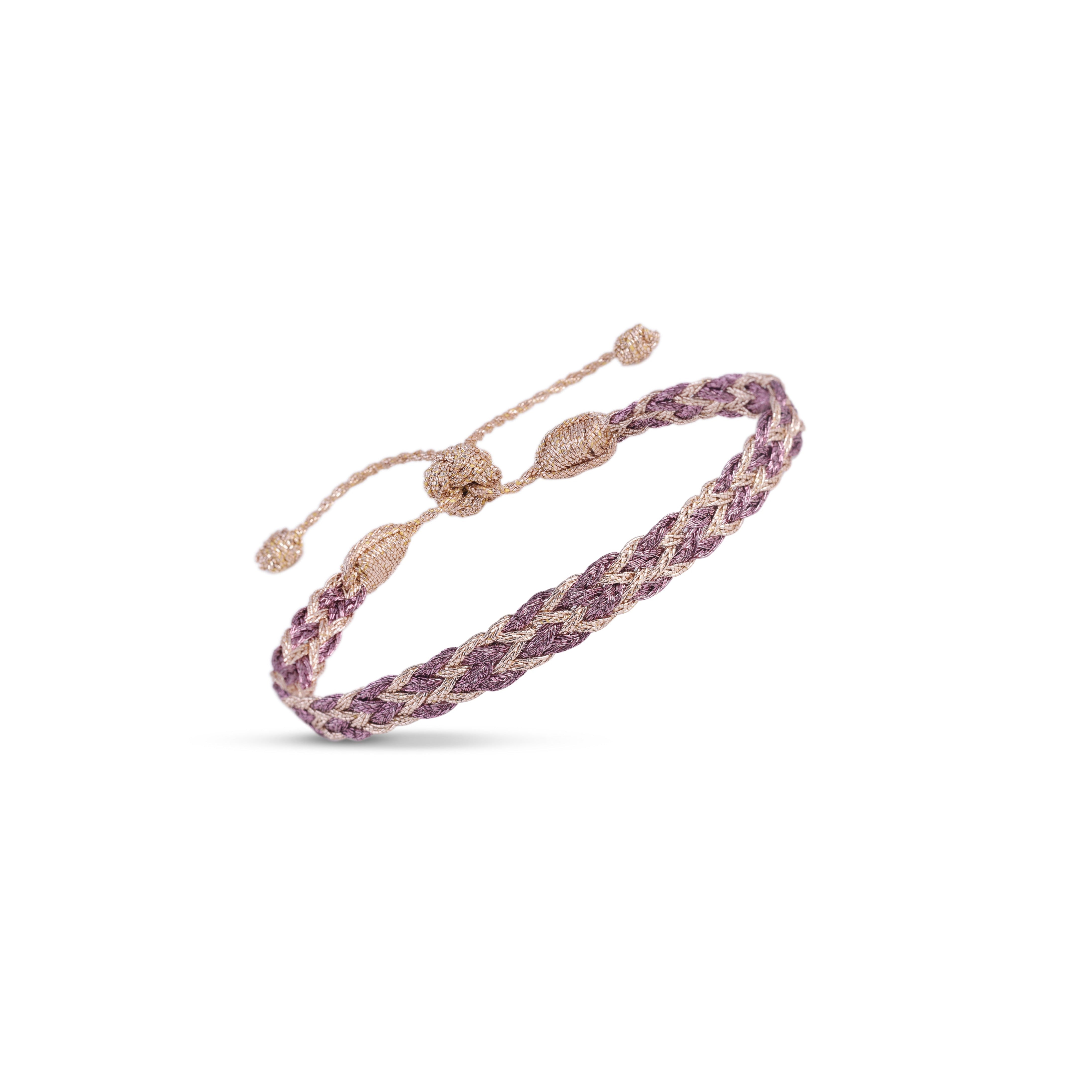 Zyn n°2 Bracelet in Rose Gold Mauve