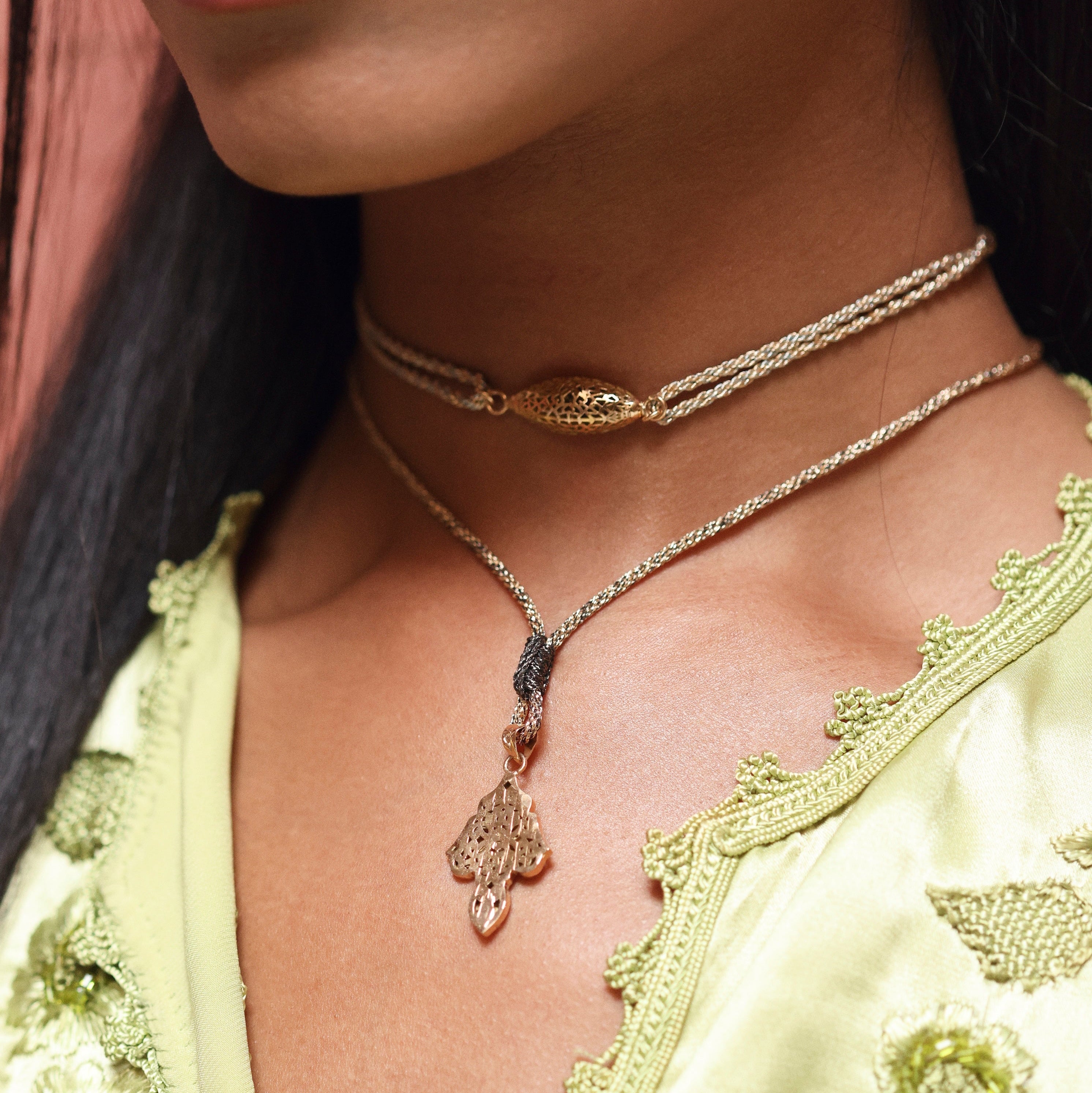 Saja Necklace 18k Gold
