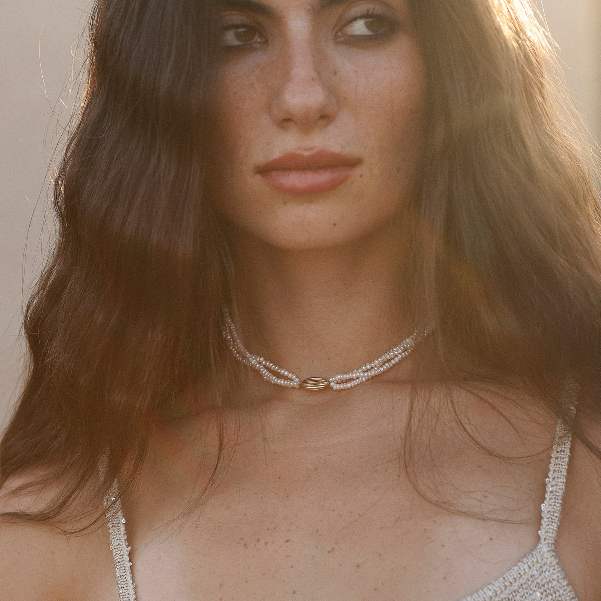 Aurelia Necklace in Gold & Silver