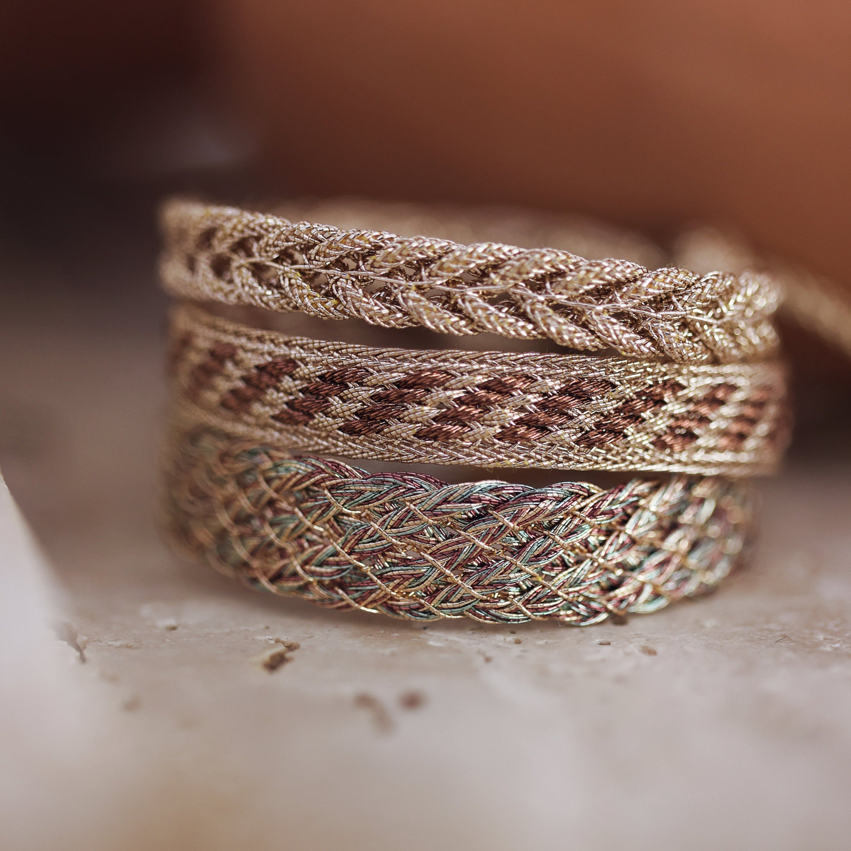 Izy n°2 Bracelet in Rose Gold Mocha