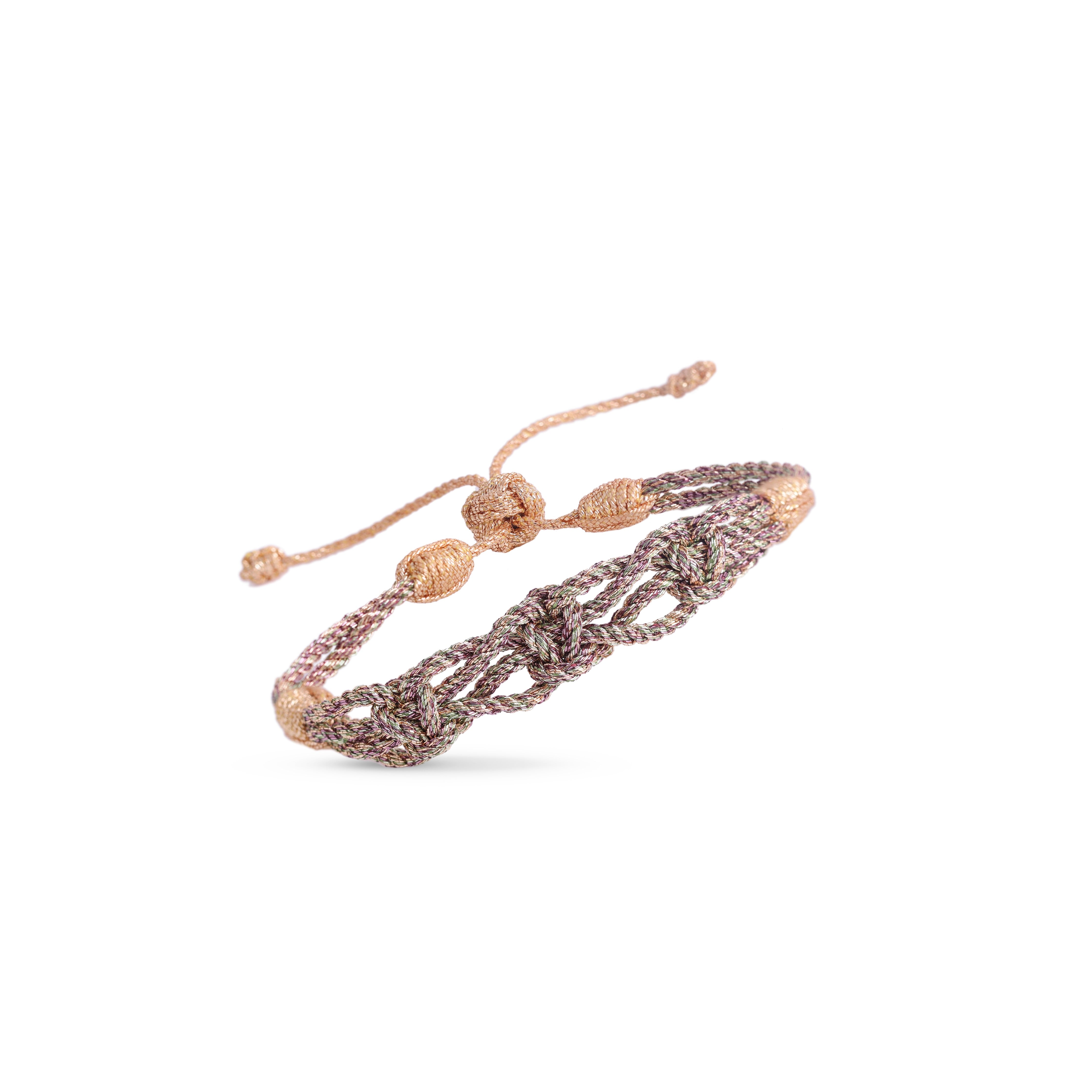 Amara n°1 Bracelet in Peach Mauve