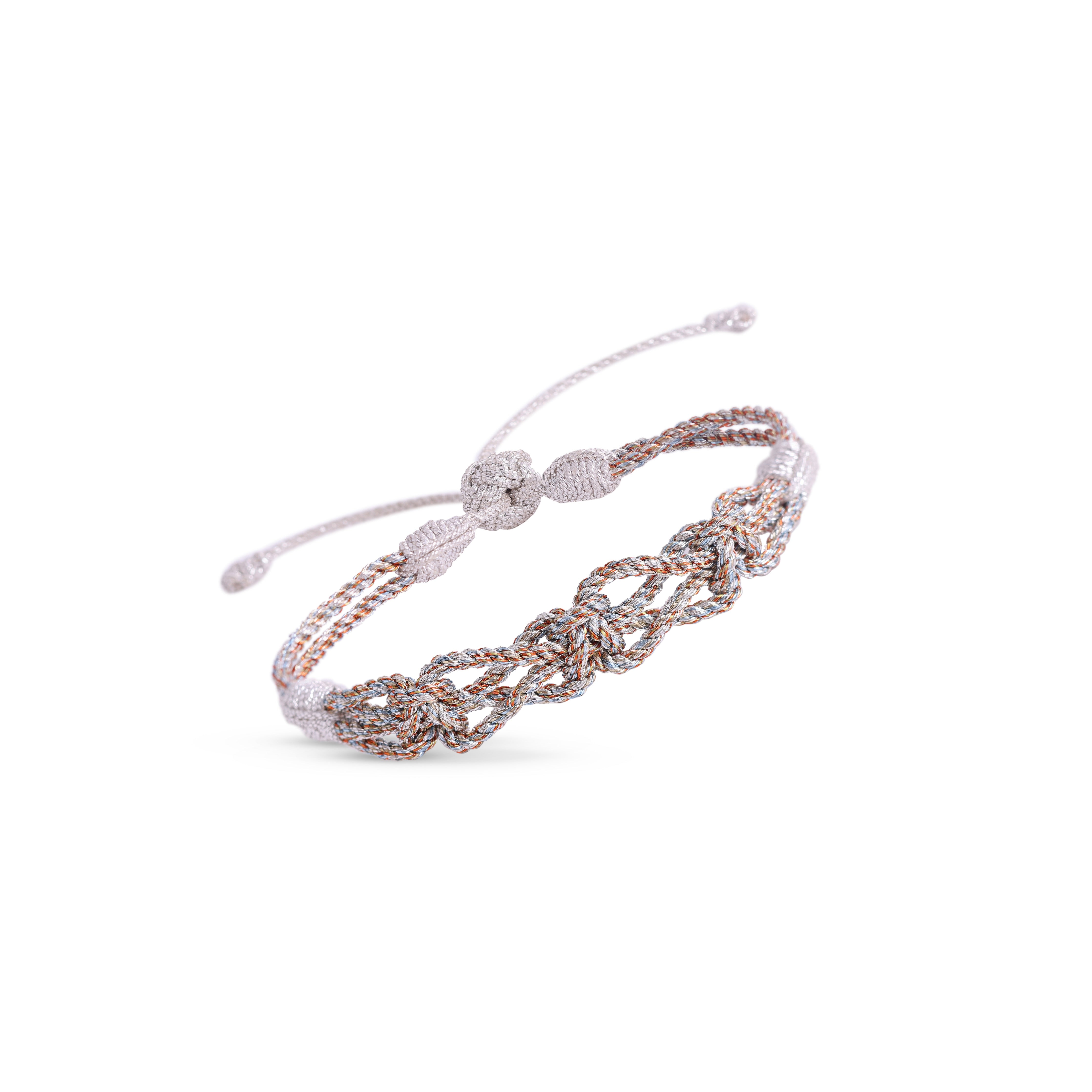 Amara n°1 Bracelet in Silver Sunset