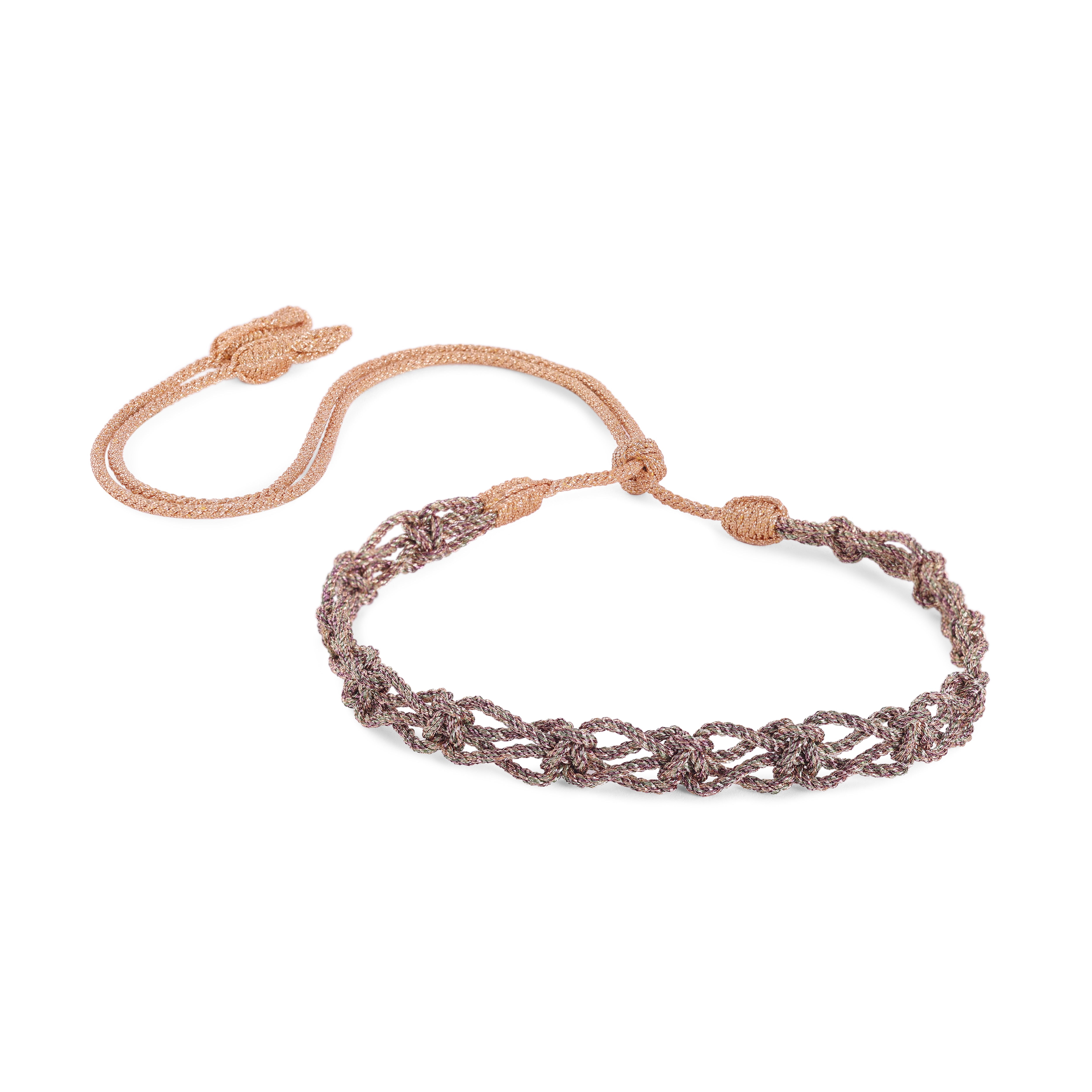 Amara n°1 Choker in Peach Mauve