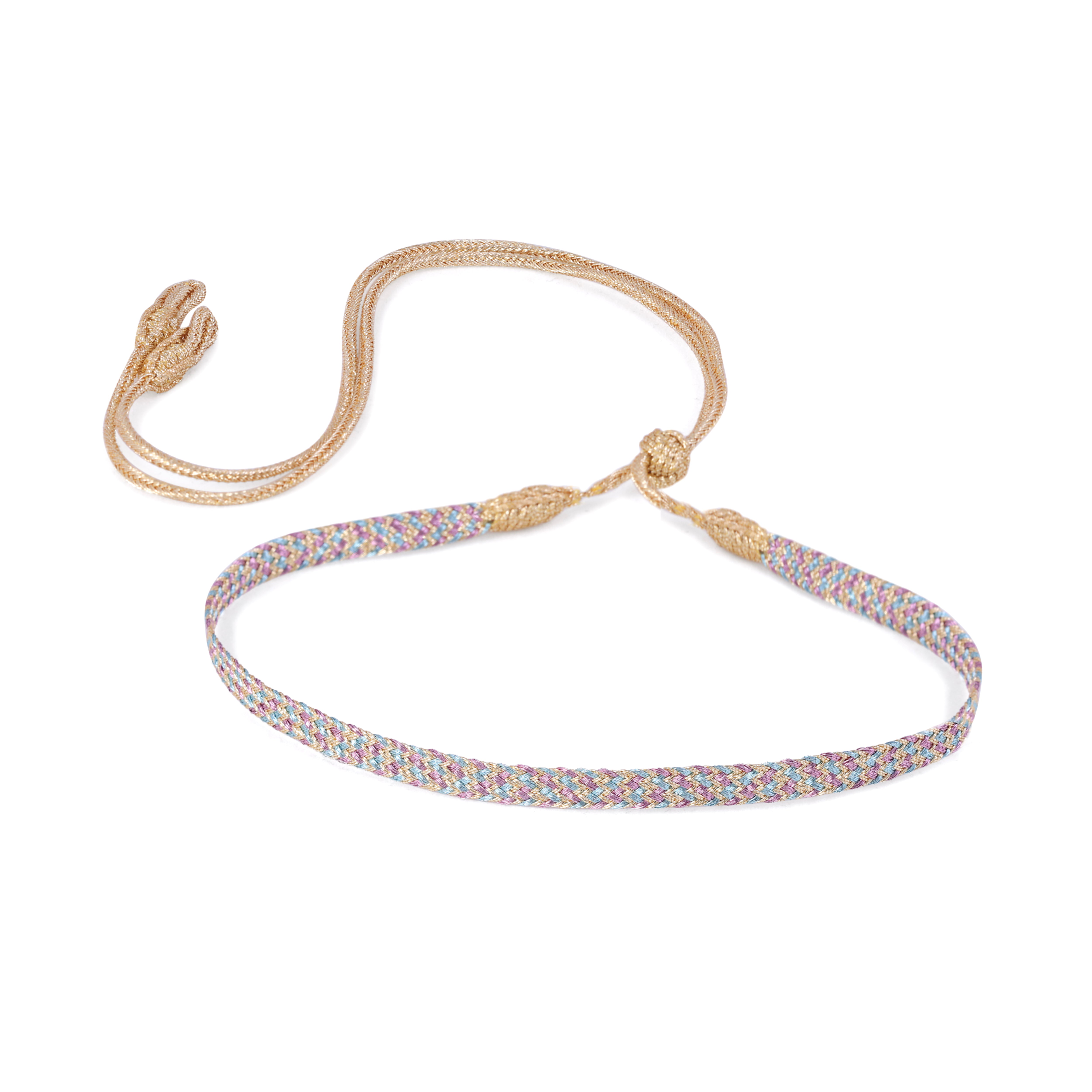 Ania n°2 Choker in Gold Cashmere Rose