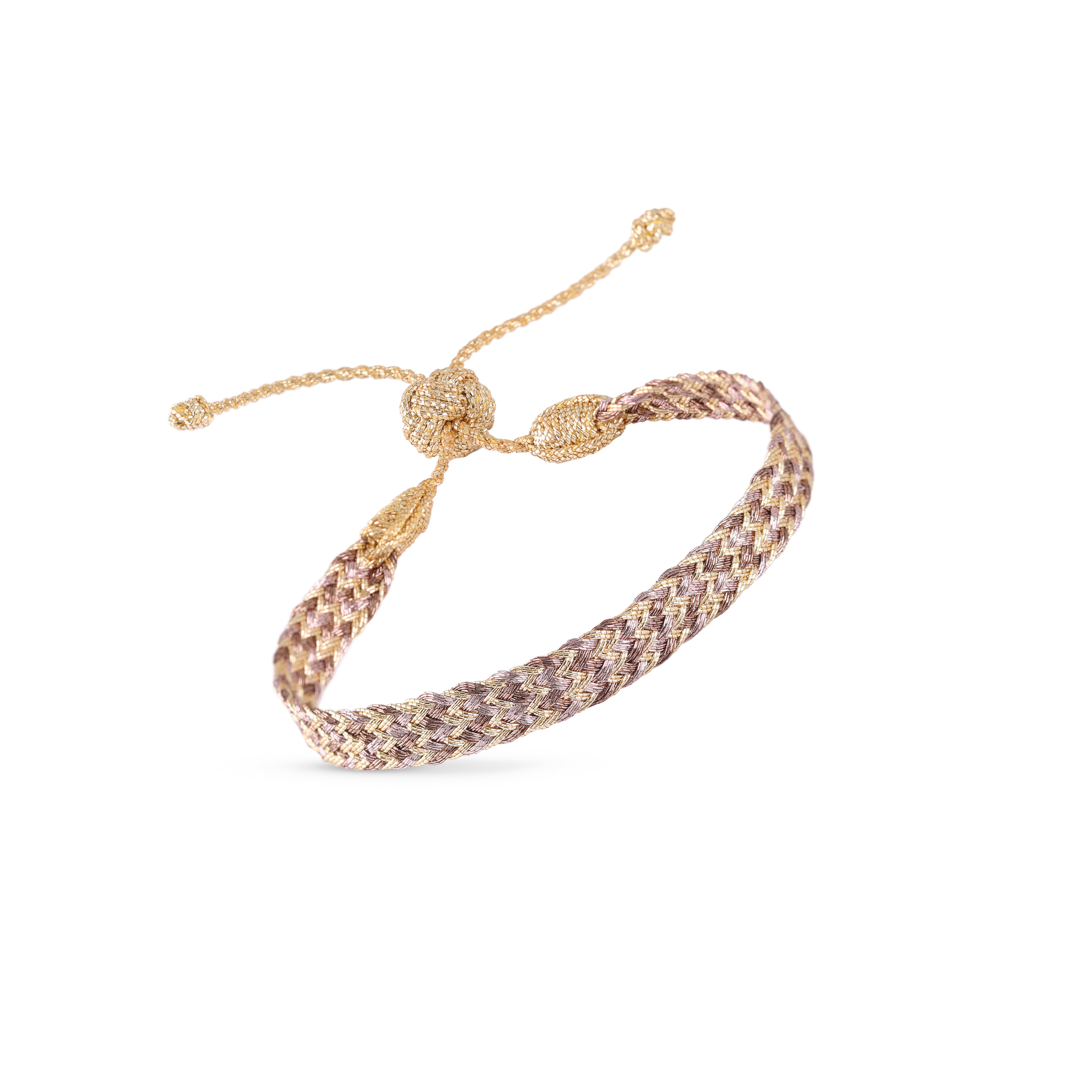 Ania nº2 Bracelet in Gold Truffle Mocha