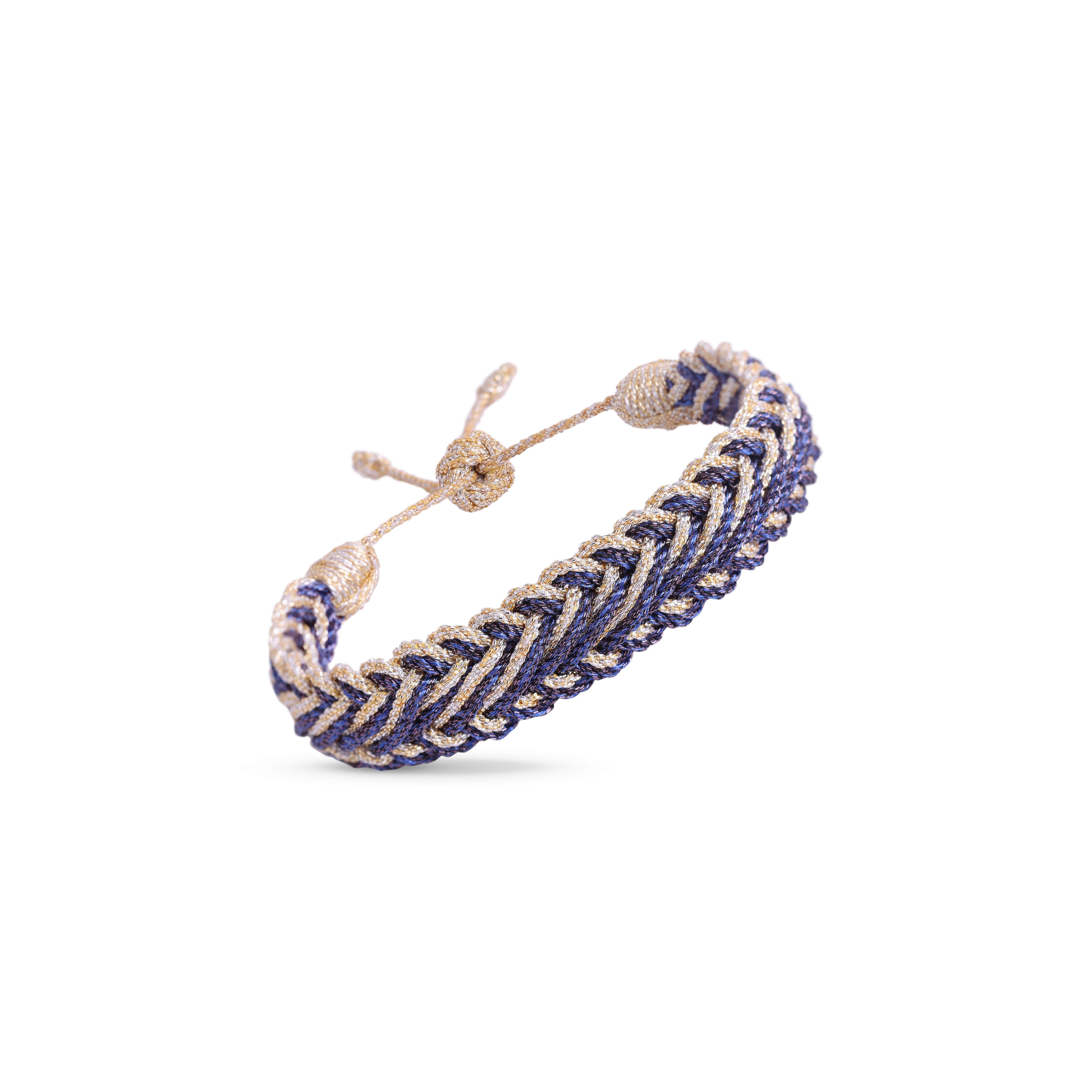 Azal n°2 Bracelet in Gold & Silver Fig