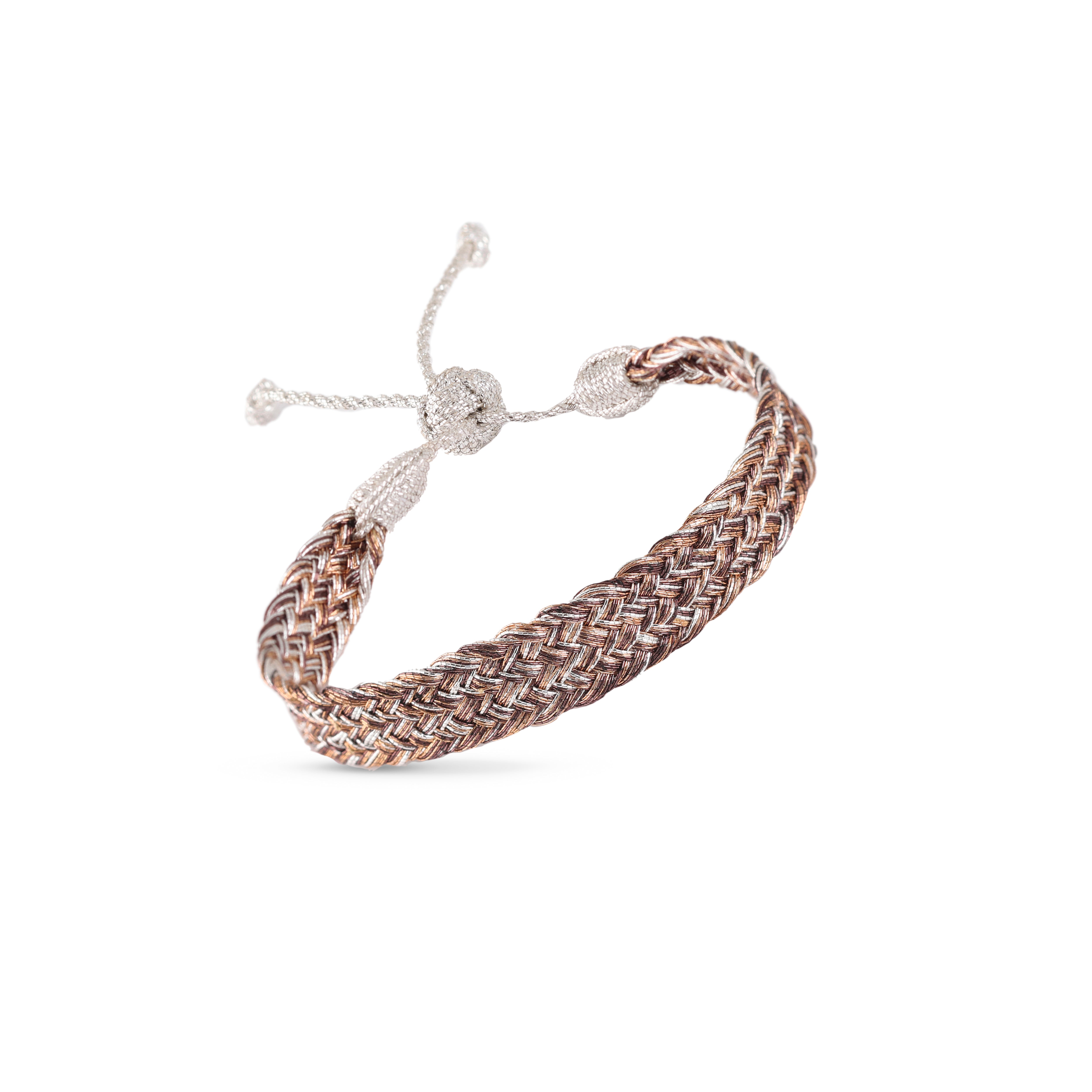 Box nº1 Bracelet in Silver Cocoa Espresso