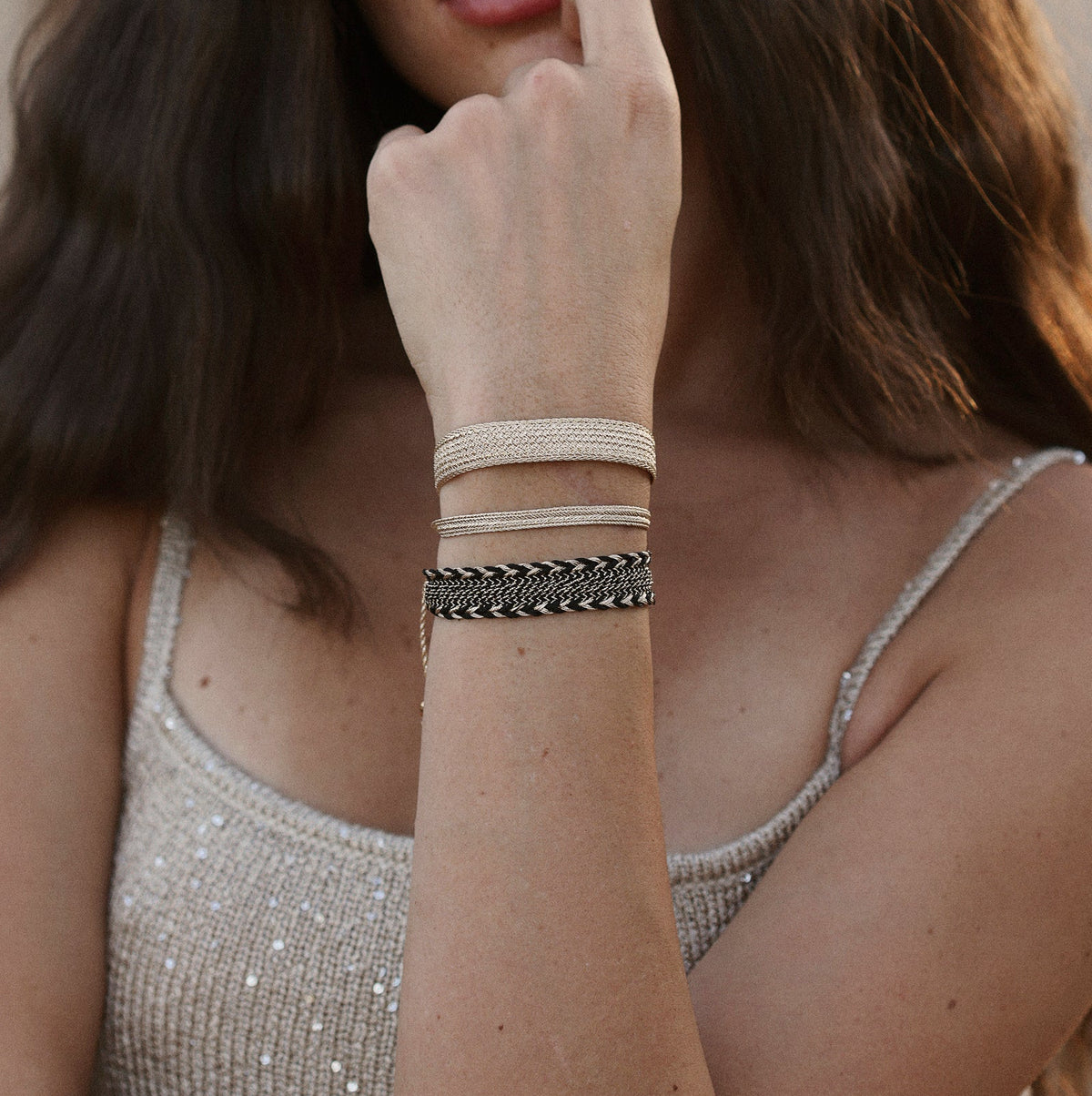 Nalea nº3 Bracelet in Rose Gold Ebony