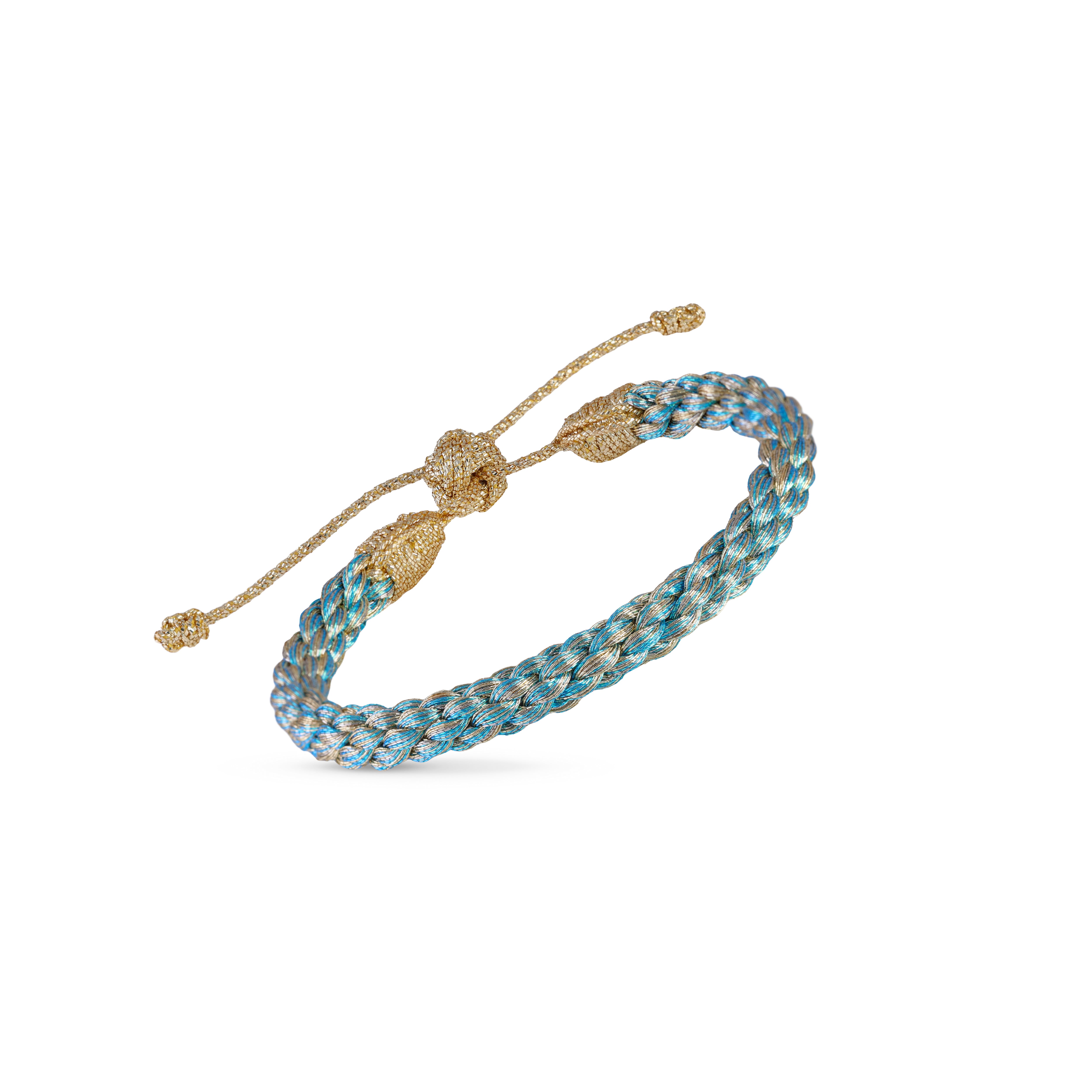 Cordea nº1 Bracelet in Gold Azure Champagne