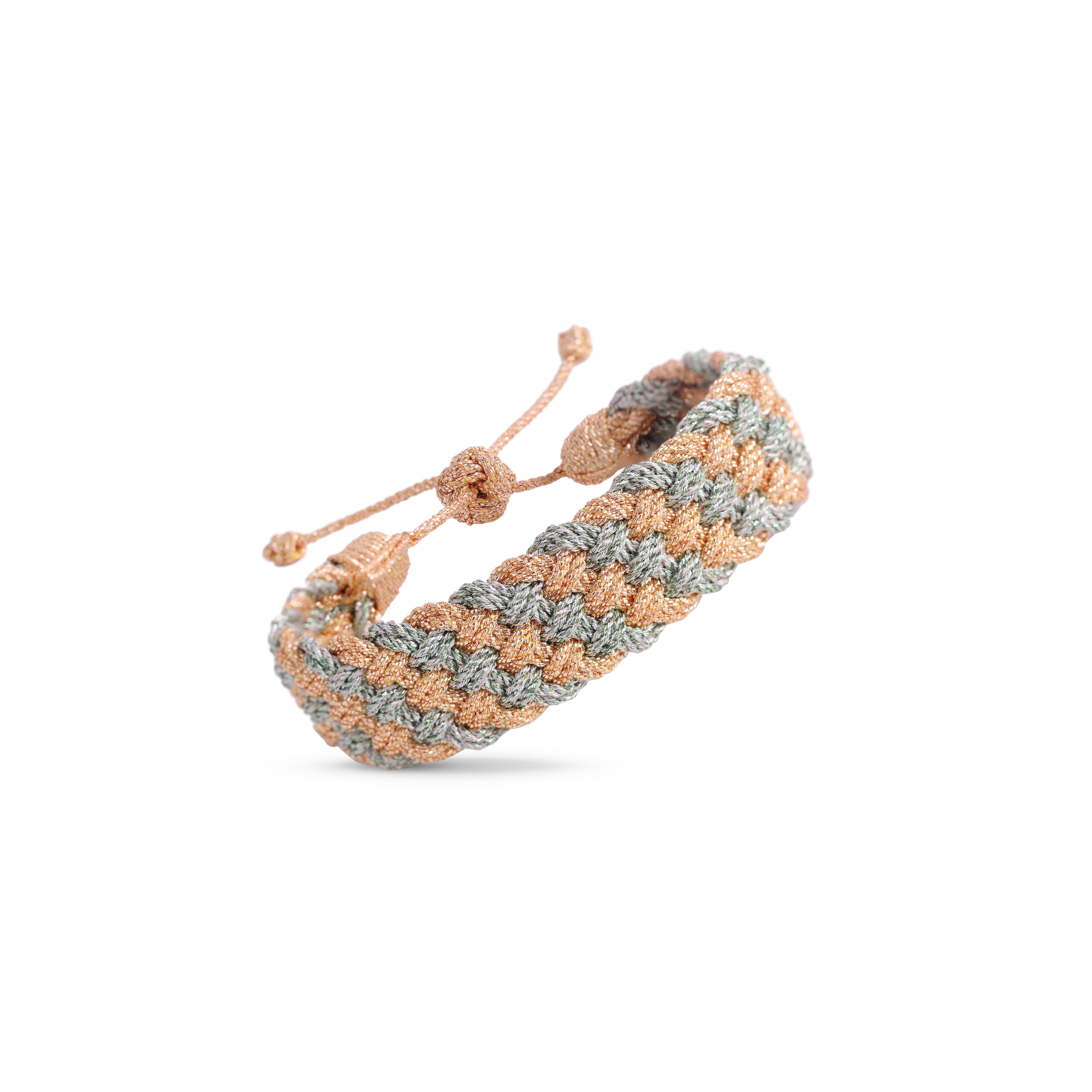 Diyah n°2 Bracelet in Peach Basil