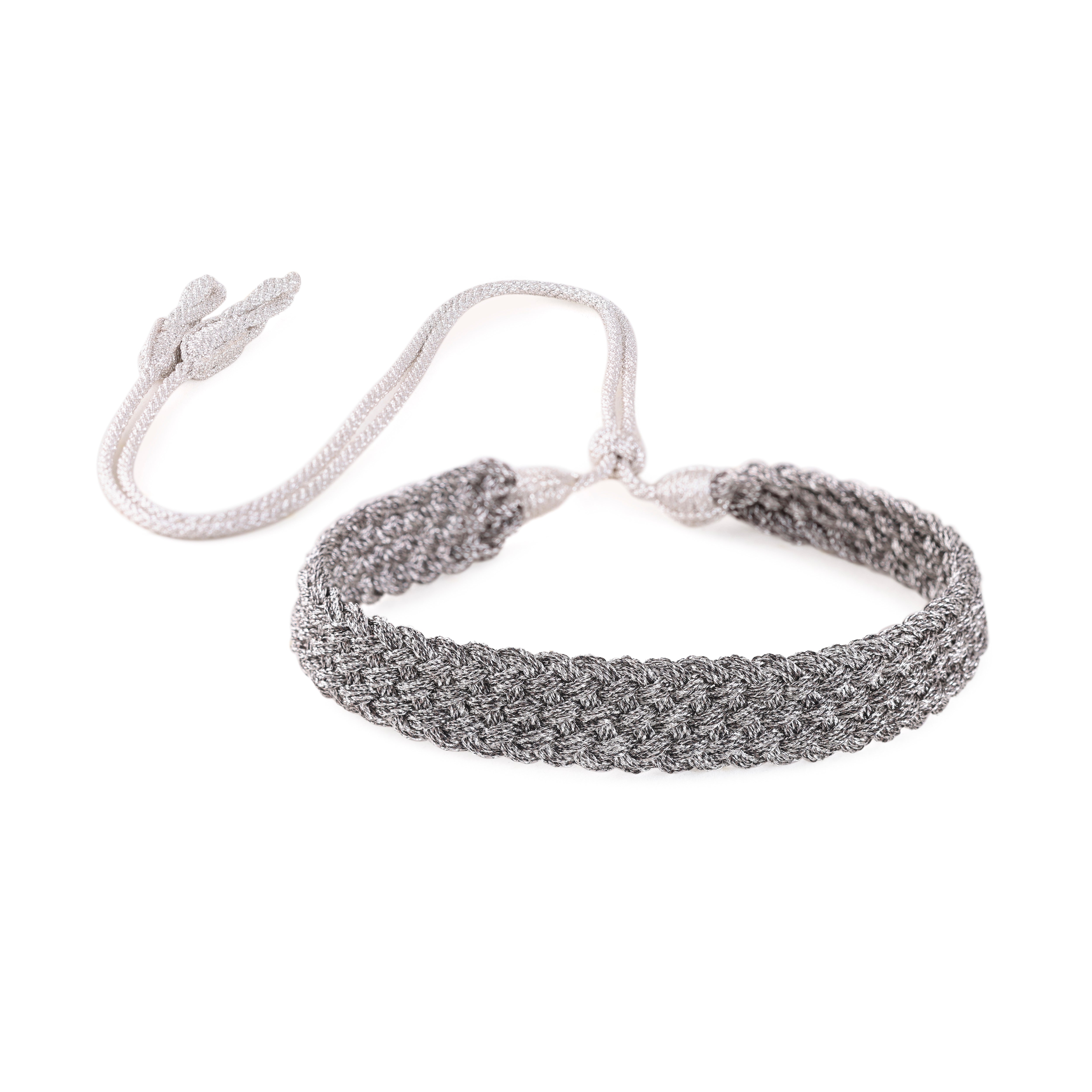 Diyah nº1 Choker in Silver Light Stone