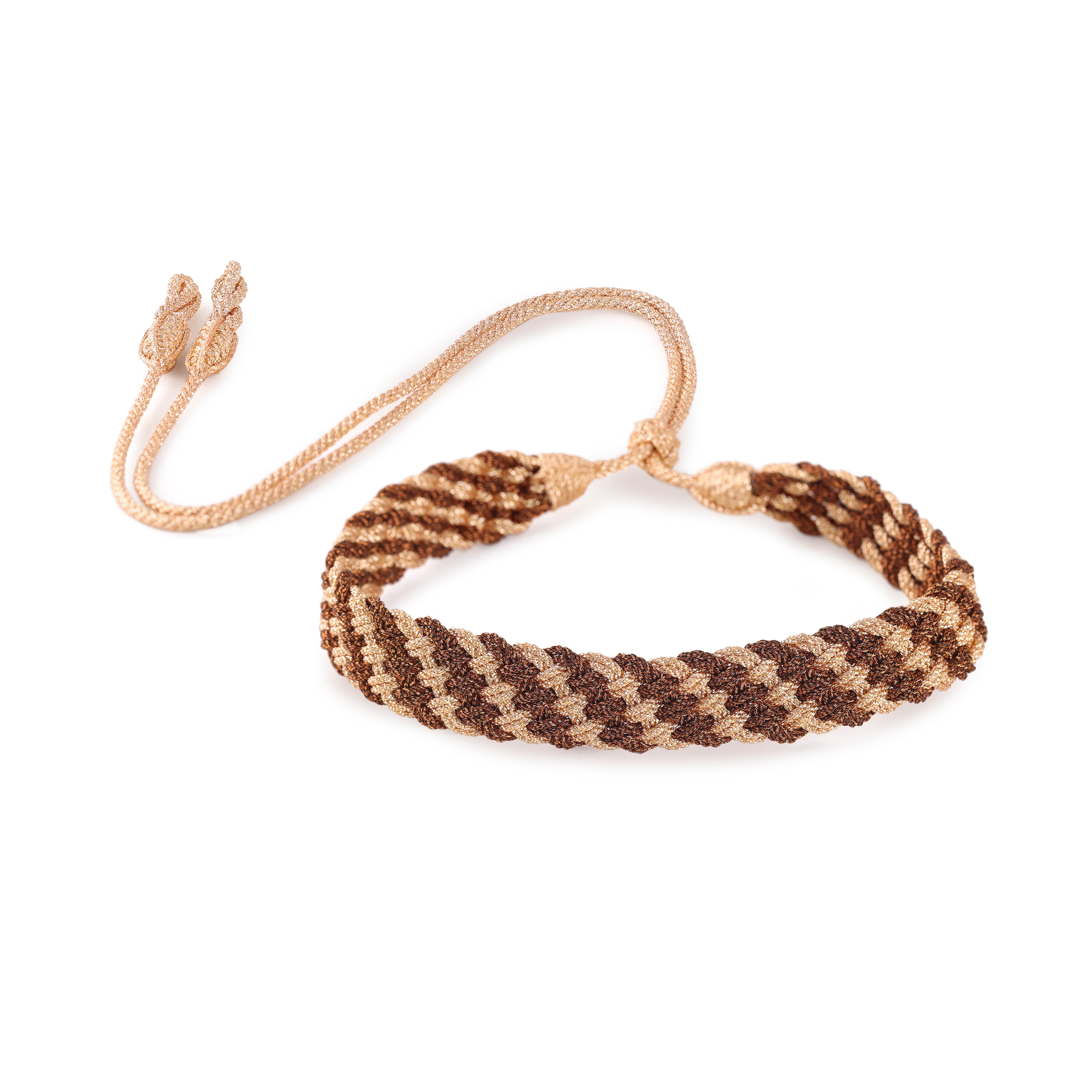 Diyah nº2 Choker in Peach Cinnamon