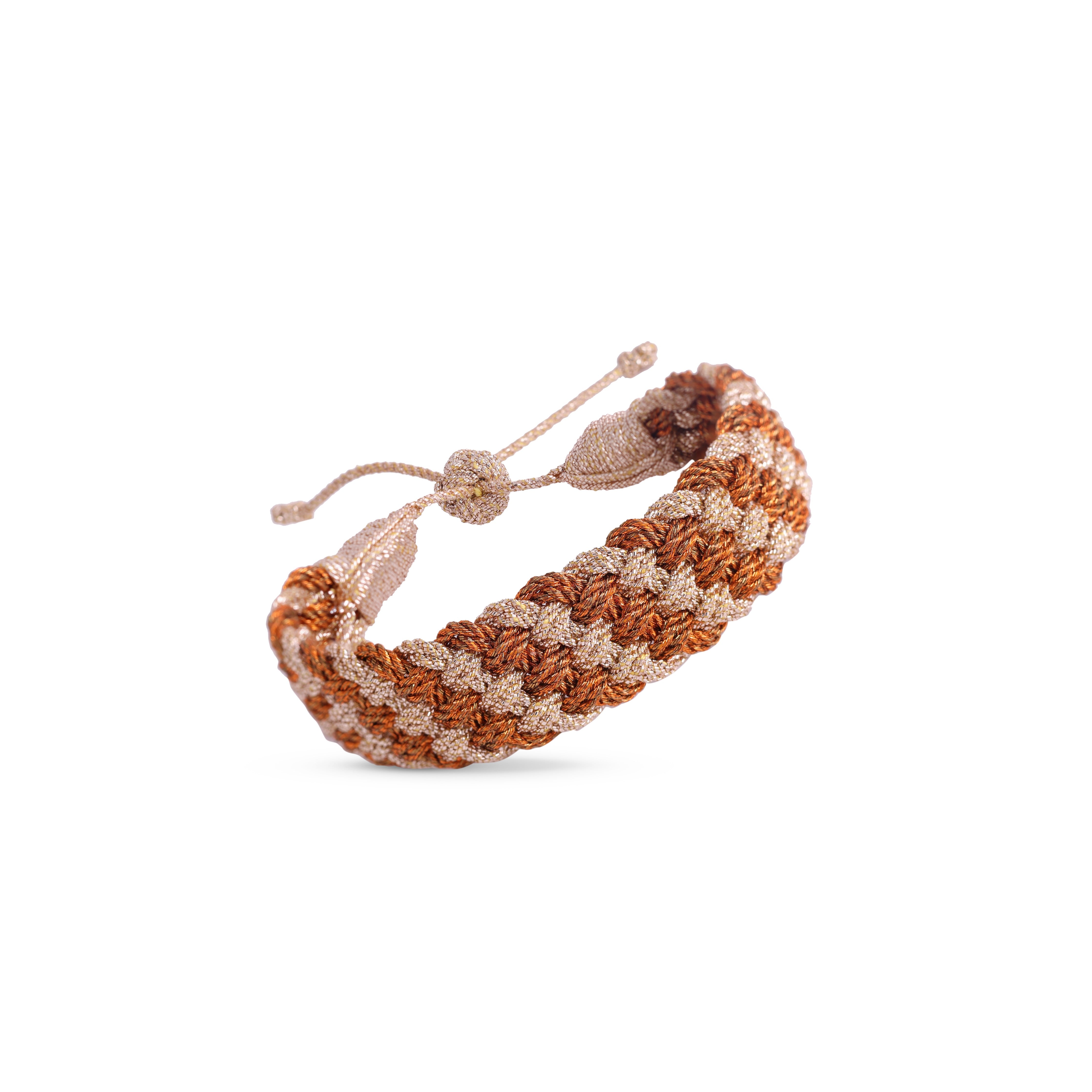 Diyah n°2 Bracelet in Rose Gold Apricot