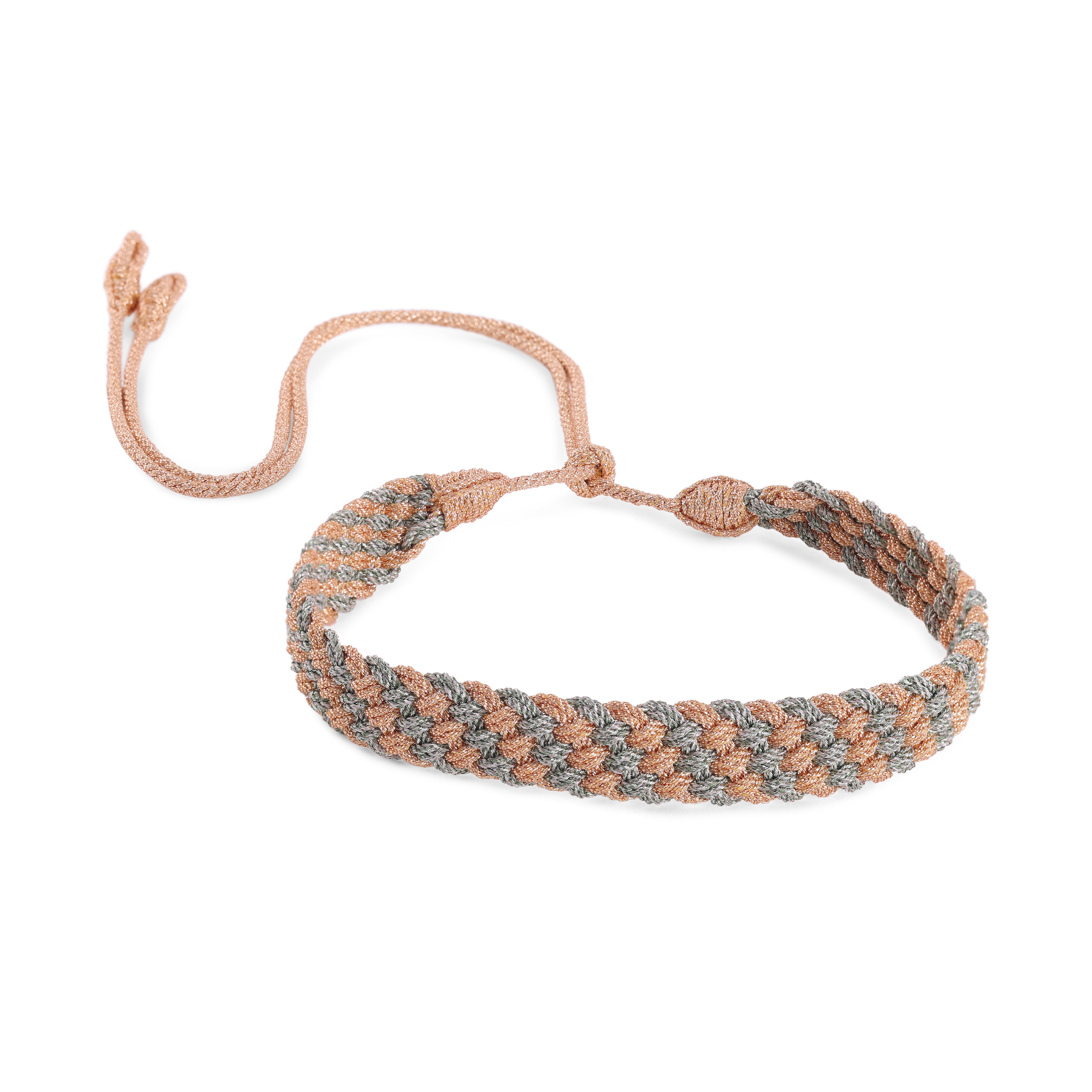 Diyah n°2 Choker in Peach Basil