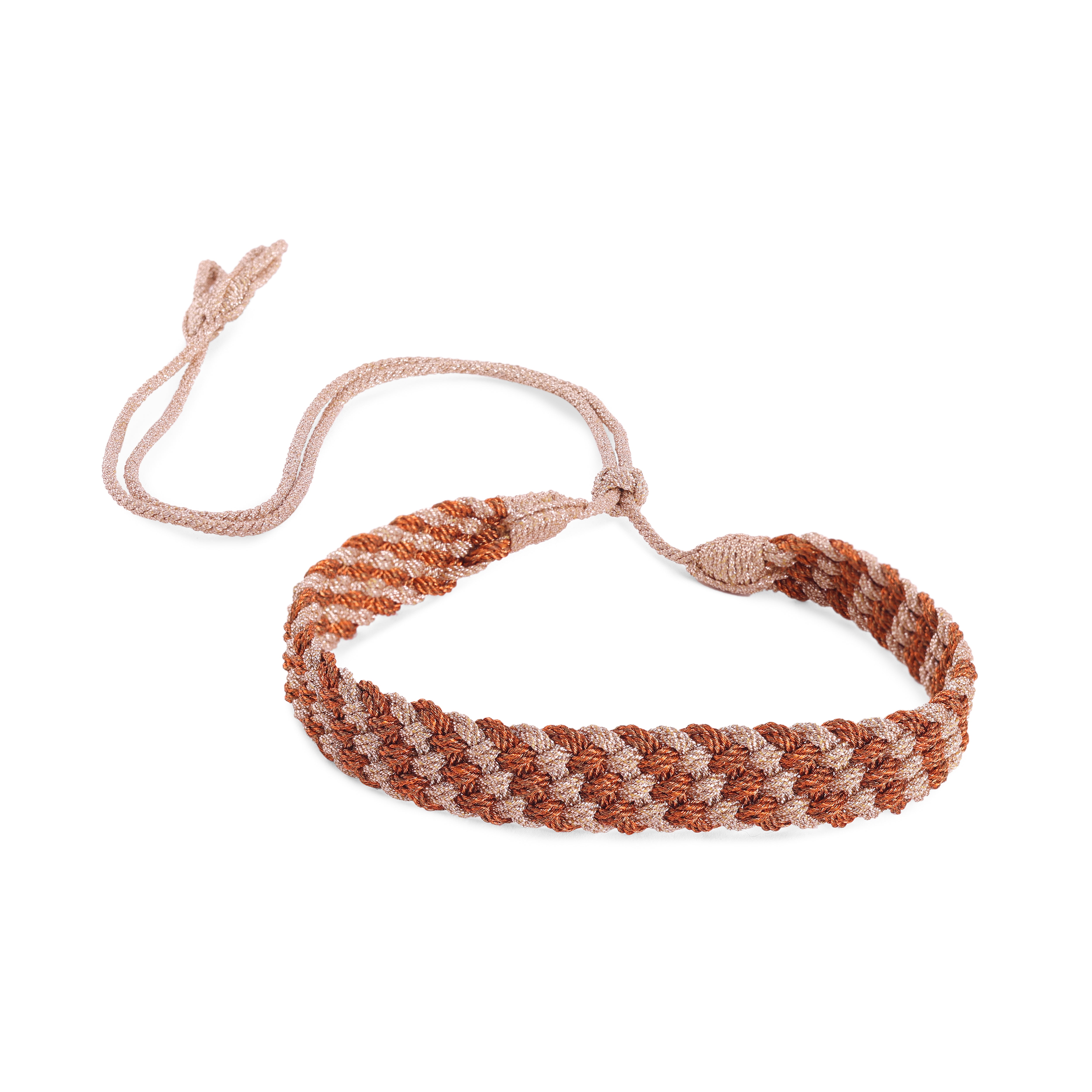 Diyah n°2 Choker in Rose Gold Apricot