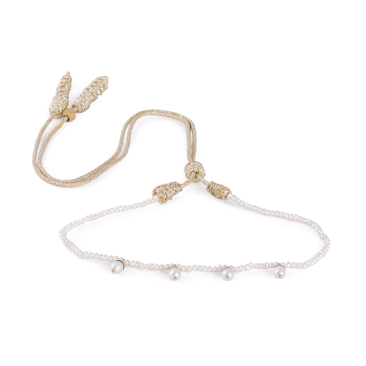 Drops Necklace in Gold & Silver