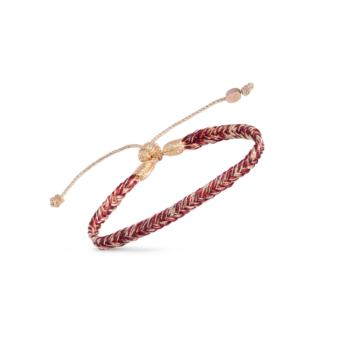 Eya n°1 Bracelet in Peach Burgundy