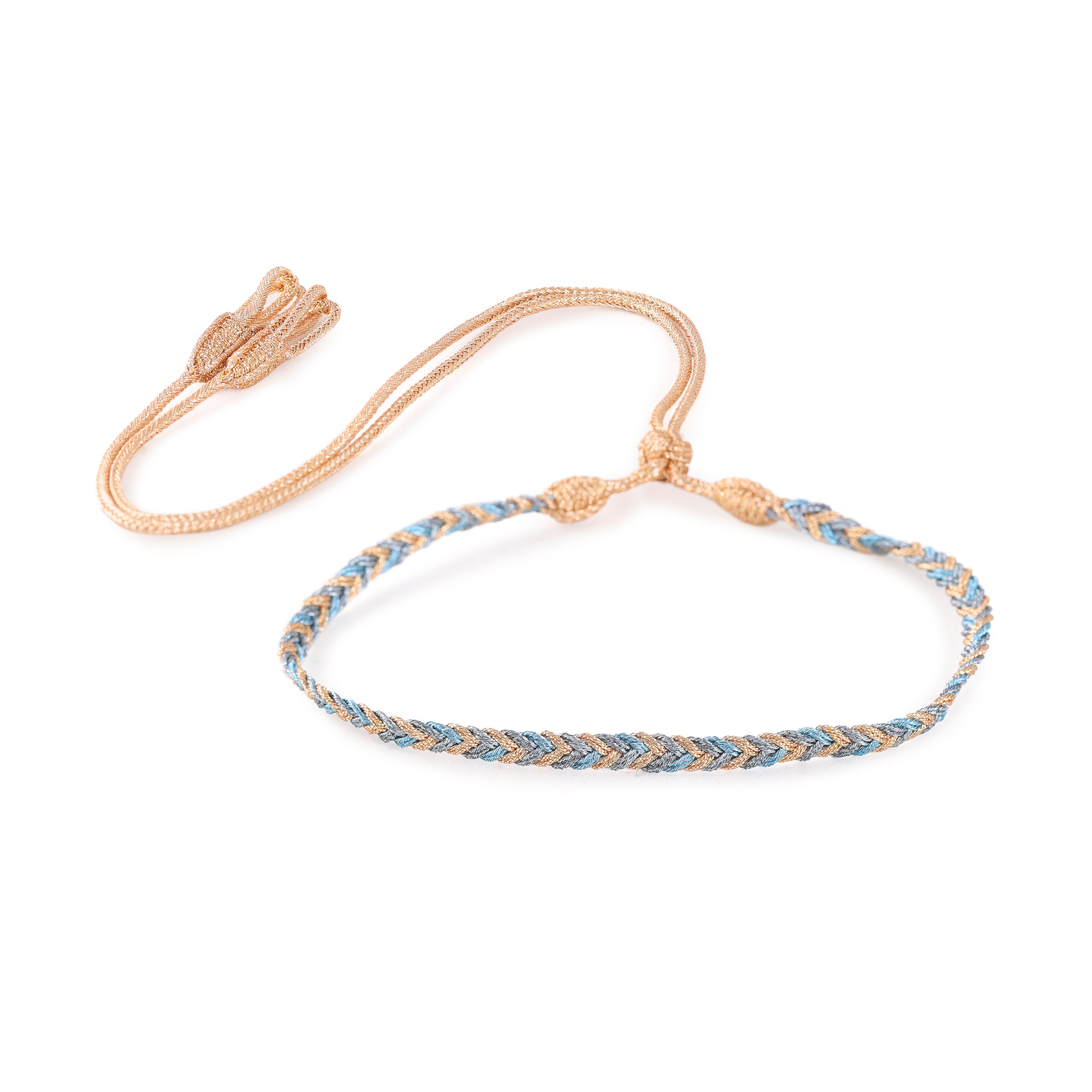 Eya nº2 Choker in Peach Azure Pearl