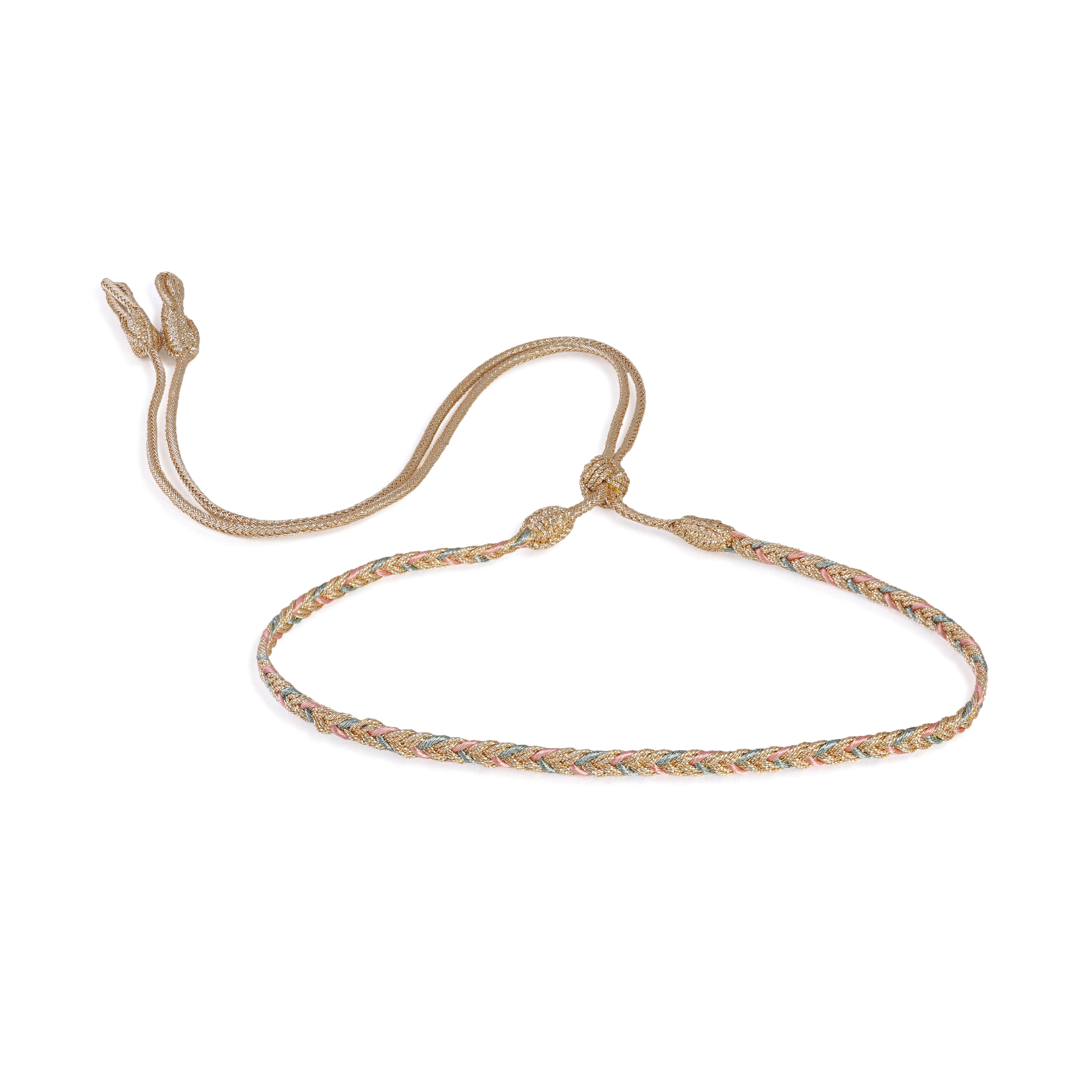 Eya nº2 choker in Gold Light Basil