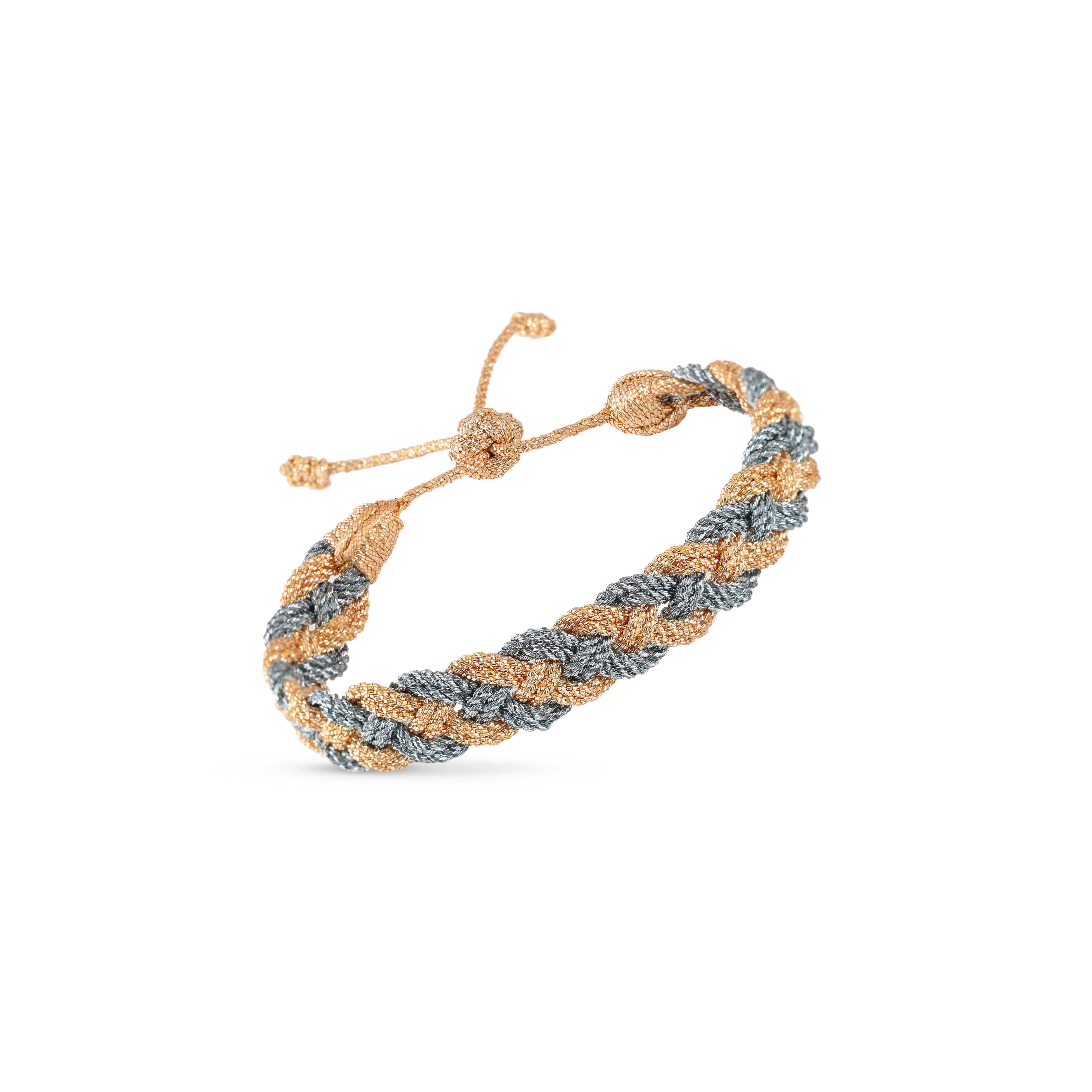 Gaia nº2 Bracelet in Peach Grey Pearl